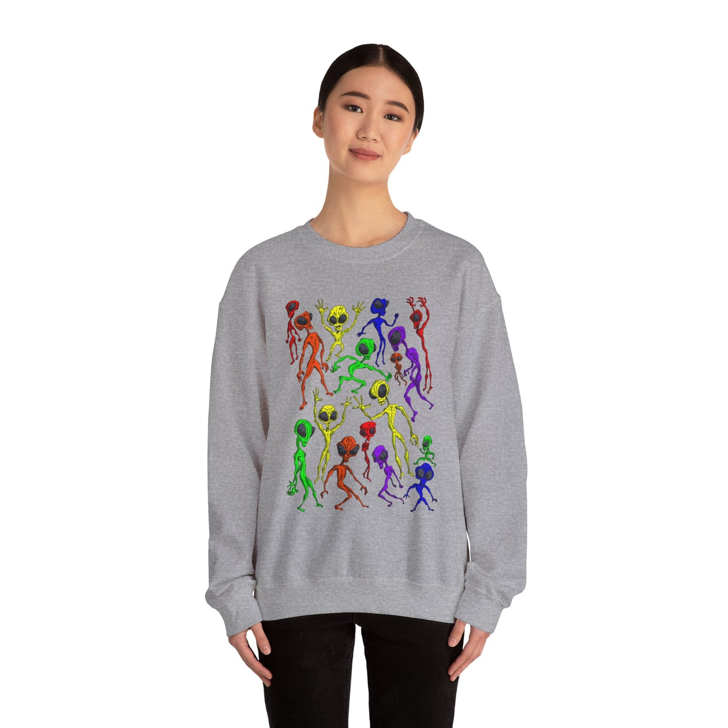 Alien Dance Party Crewneck Sweatshirt