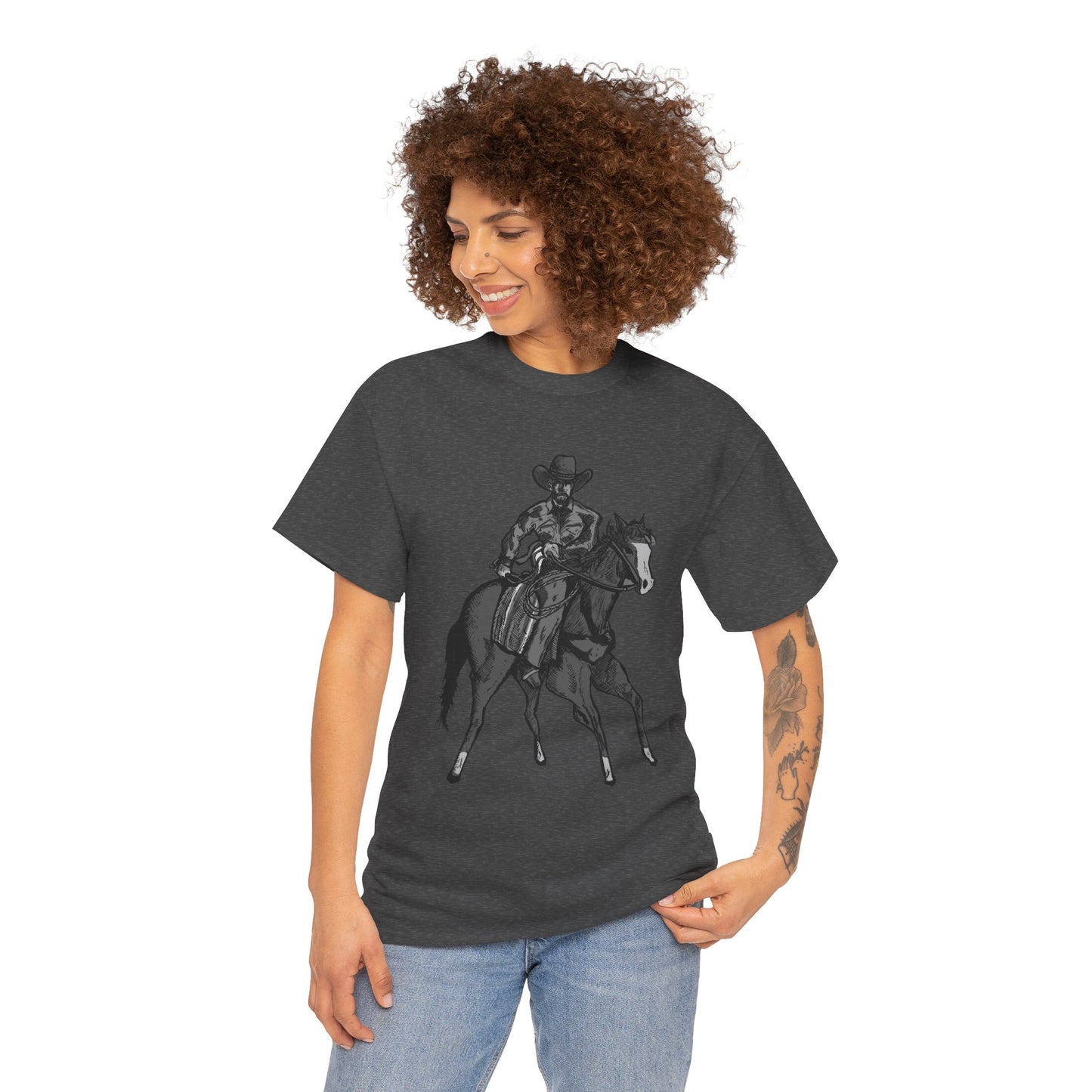 Cowboy on Horseback T‑Shirt — Vintage Western Rodeo Tee