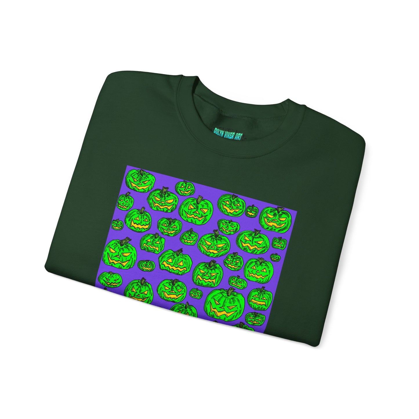 Halloween Pumpkin Crewneck Sweatshirt