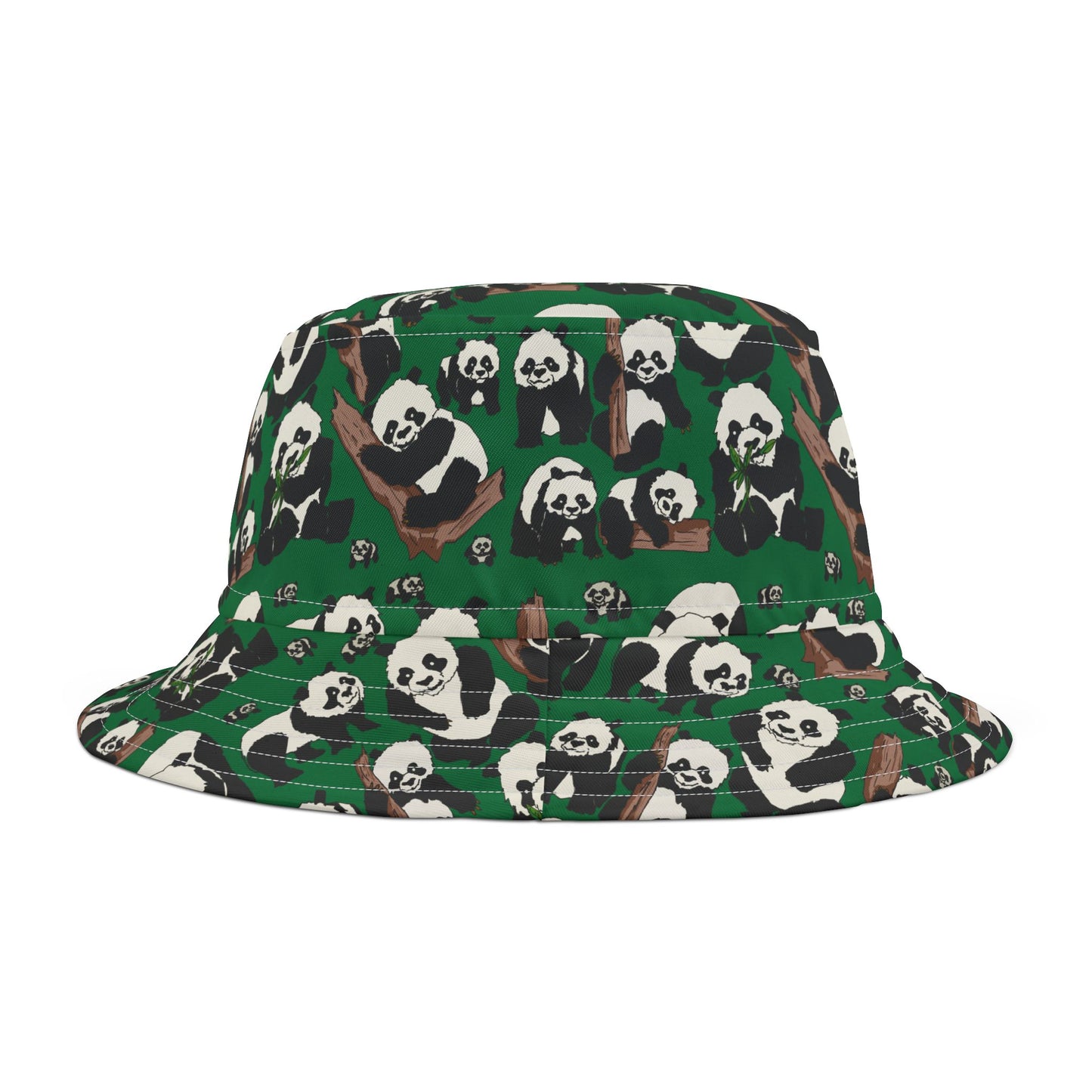 Panda Print Bucket Hat for Nature Lovers, Trendy Summer Accessory, Perfect for Beach Days, Festivals, and Outdoor Adventures