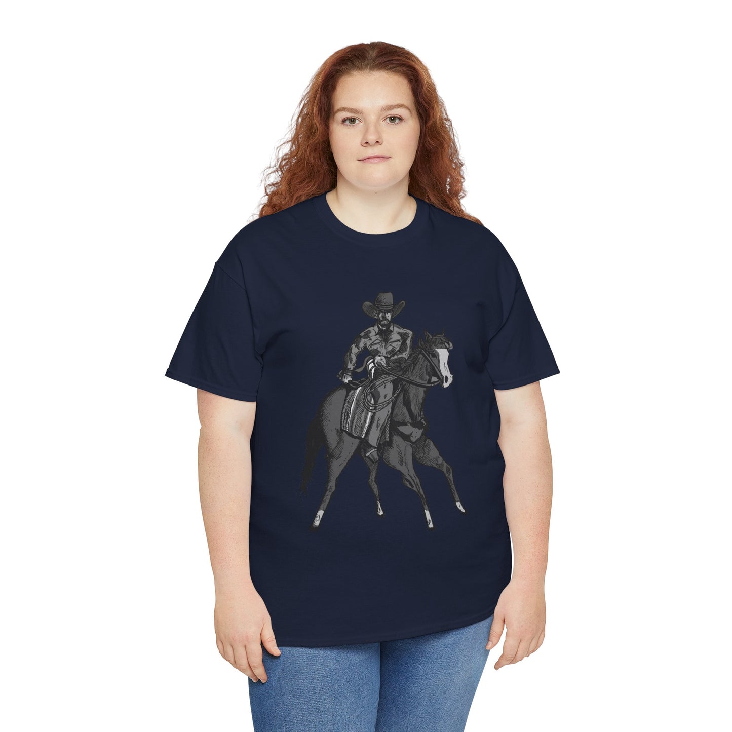 Cowboy on Horseback T‑Shirt — Vintage Western Rodeo Tee