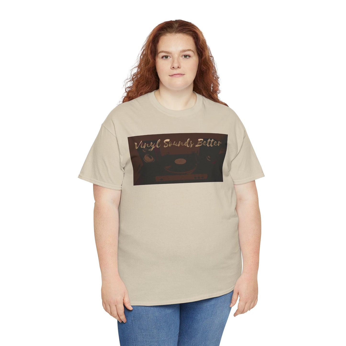 Vinyl Sounds Better T-Shirt — Retro Record Player Tee for Music Lovers