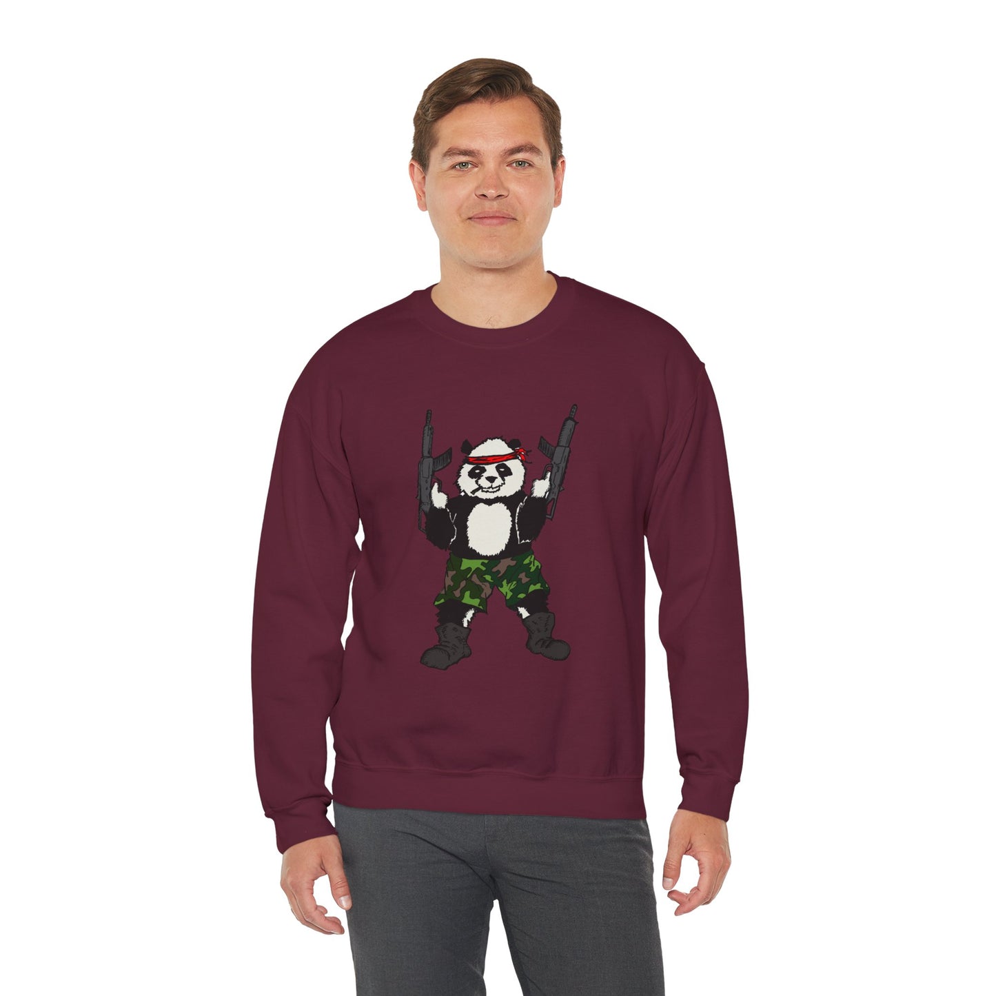 Panda Guns Crewneck Sweatshirt