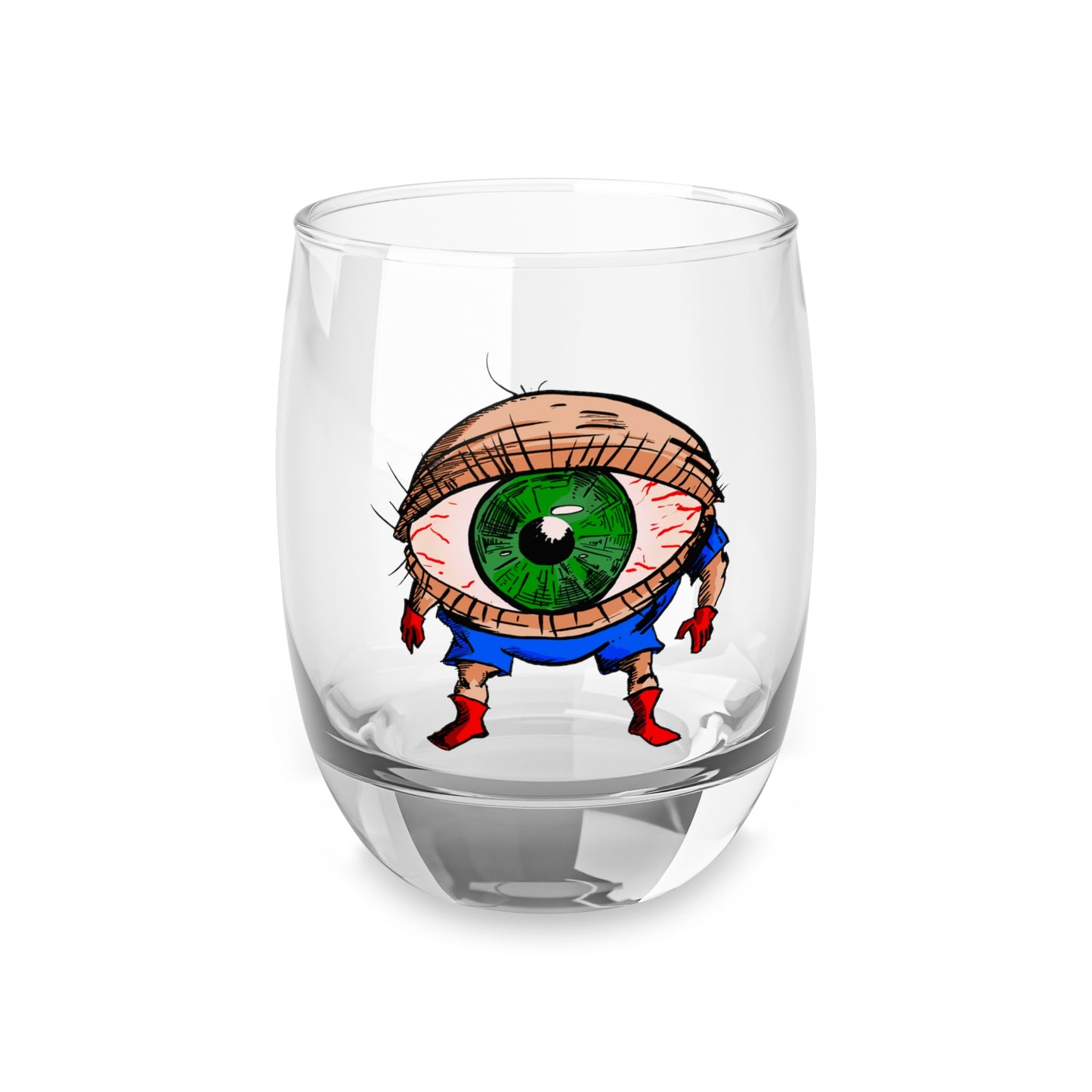 Terrif-EYE-ing Unique Cartoon Eye Whiskey Glass – Fun Gift for Whiskey Lovers