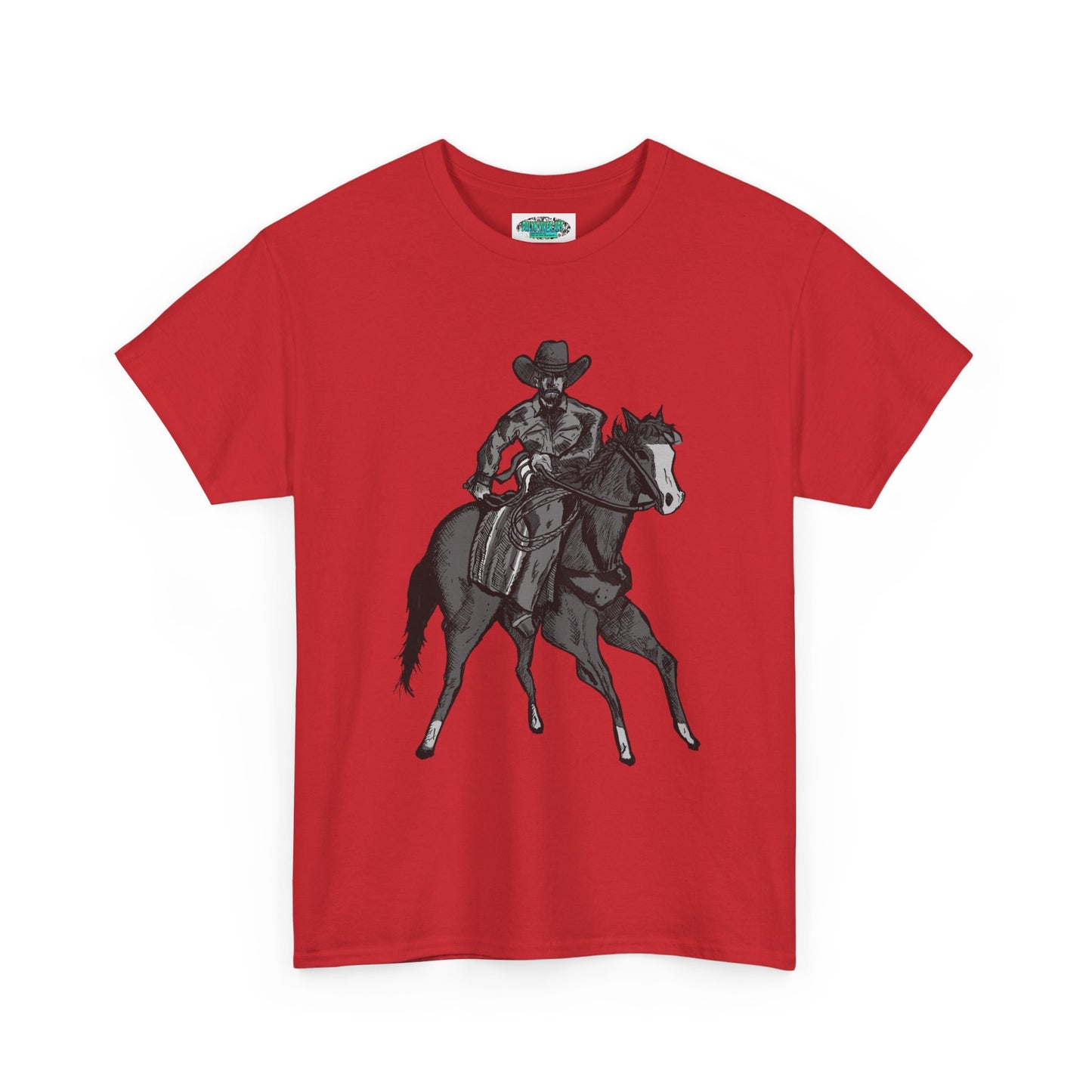Cowboy on Horseback T‑Shirt — Vintage Western Rodeo Tee