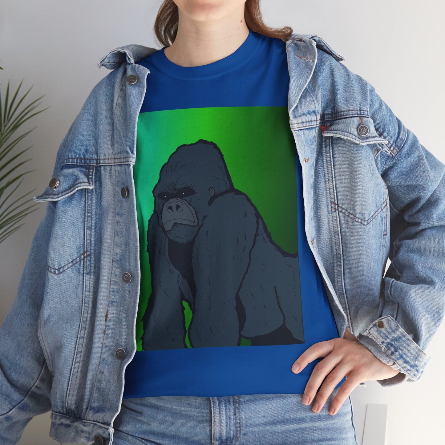 Gorilla Portrait Tee – Graphic Ape Illustration T-Shirt