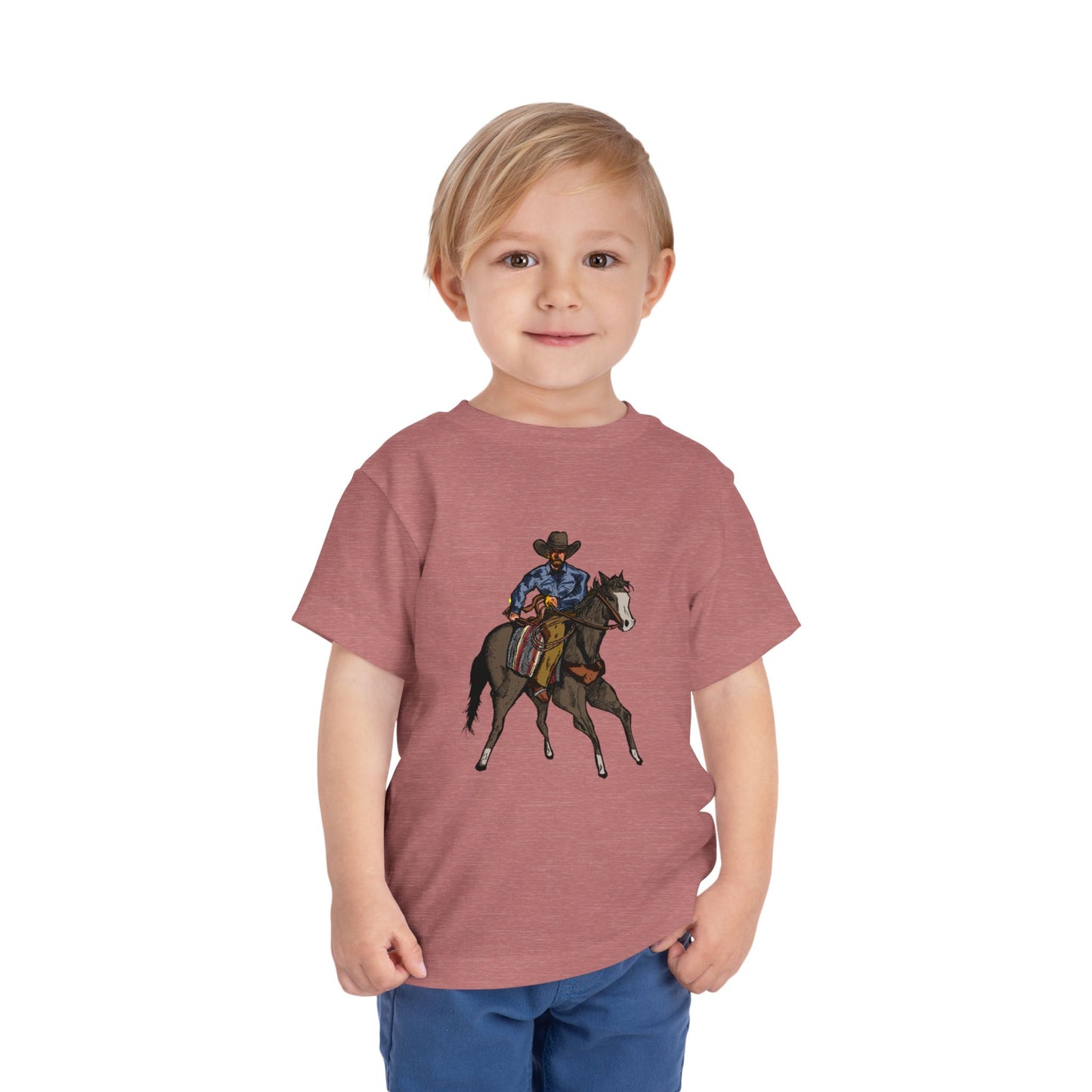 Cowboy on Horse Toddler Tee