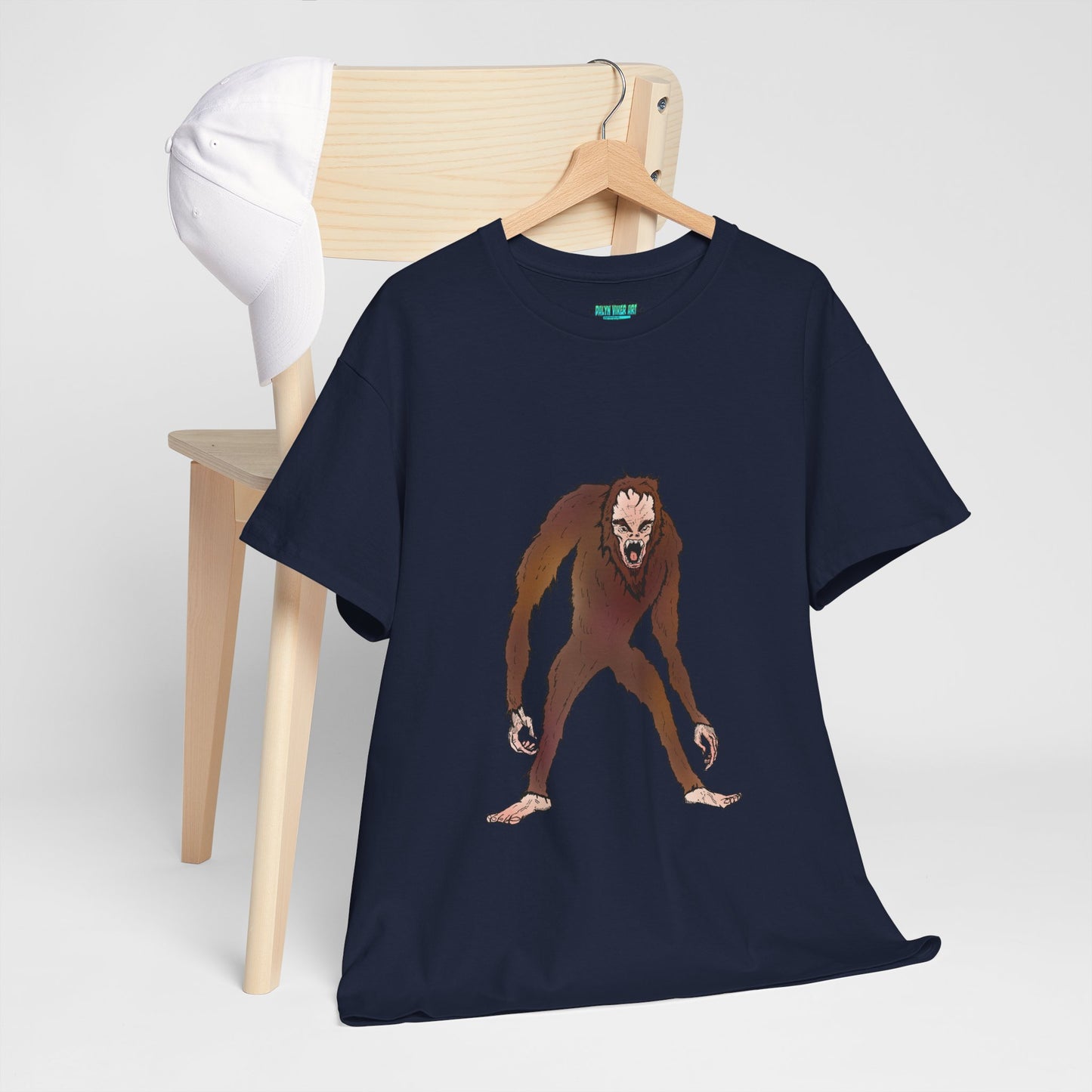 Bigfoot Sketch T‑Shirt — Retro Sasquatch Graphic Tee