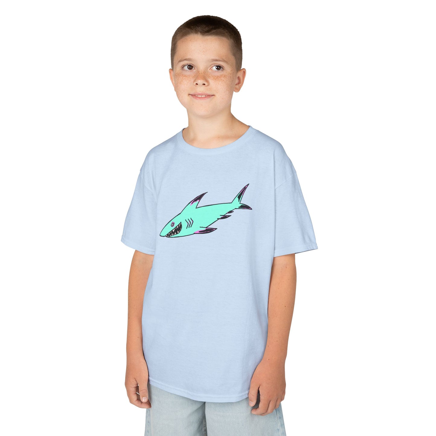 Cool Shark Kids Tee, Animal T-Shirt, Gifts for Boys, Summer Wear, Fun Graphic Tee, Birthday Gift