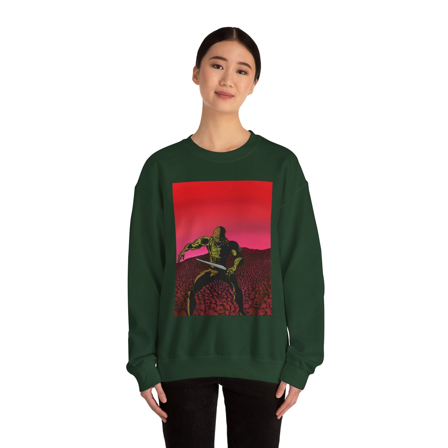 Retro Skull Master Graphic Unisex Crewneck Sweatshirt