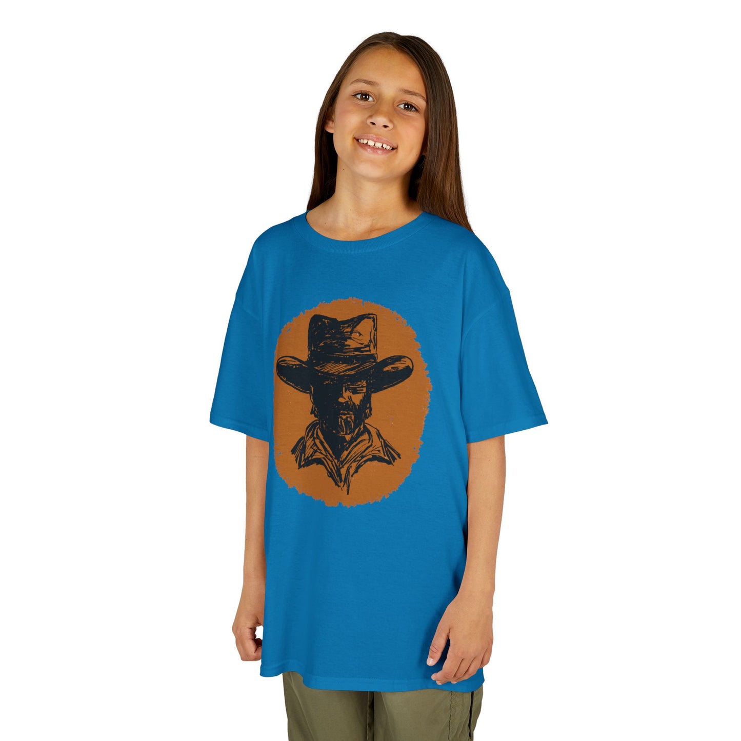 Southwestern Cowboy Kids Heavy Cotton™ Tee