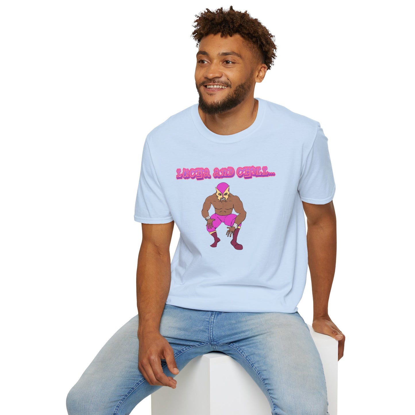 Lucha & Chill Unisex Softstyle T-Shirt