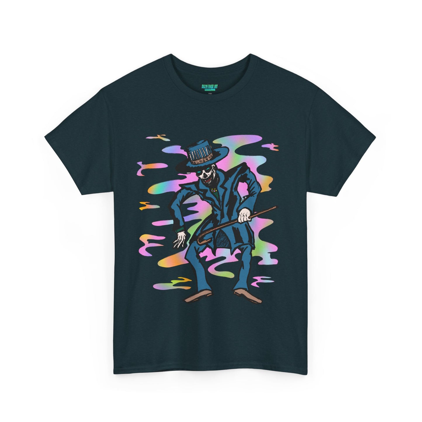 Voodoo Maniac Colorful Cartoon Magician Unisex Heavy Cotton Tee