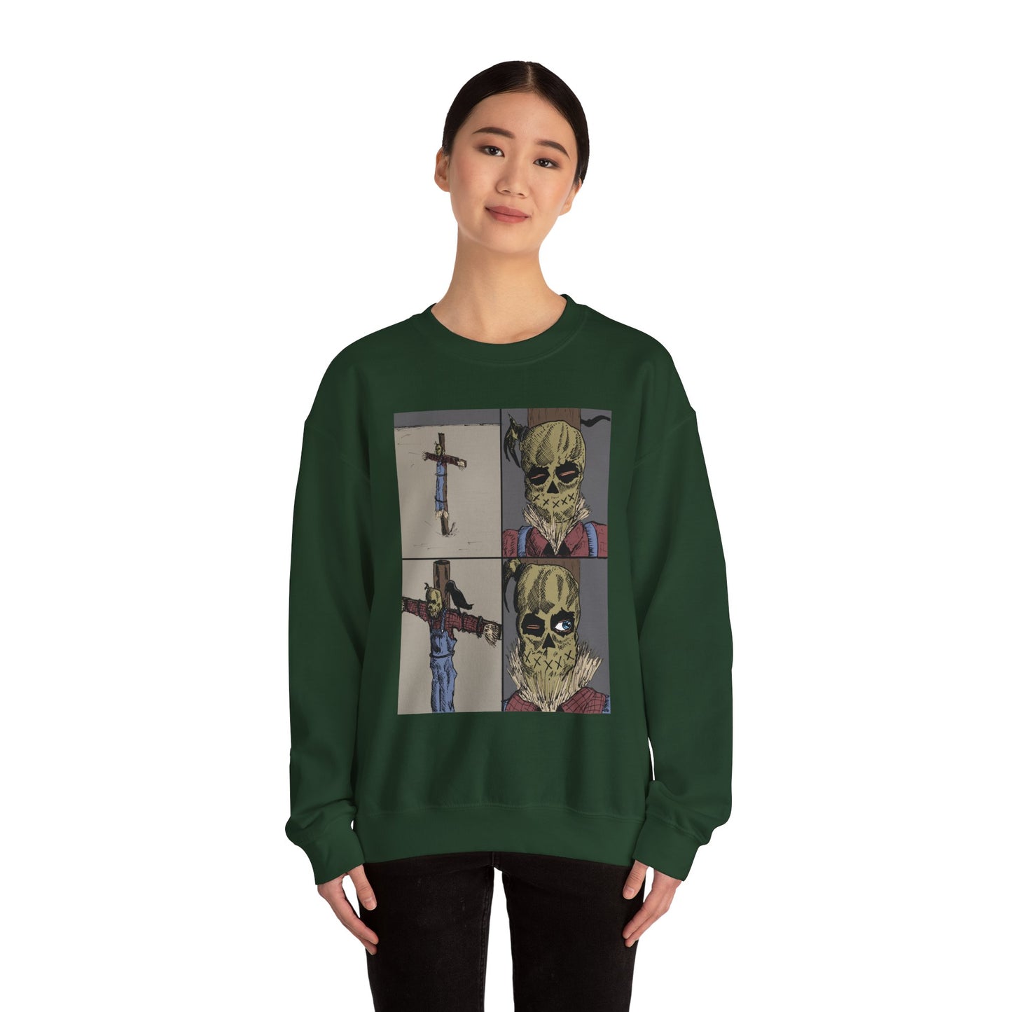 Scarecrow Graphic Crewneck Sweatshirt