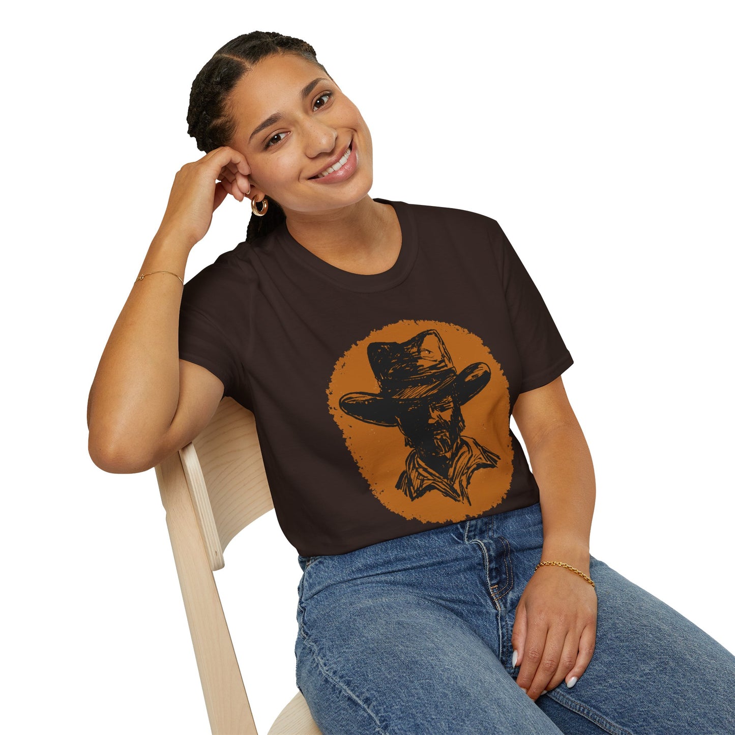 Southwest Cowboy Unisex T-Shirt - Western Rancher Design