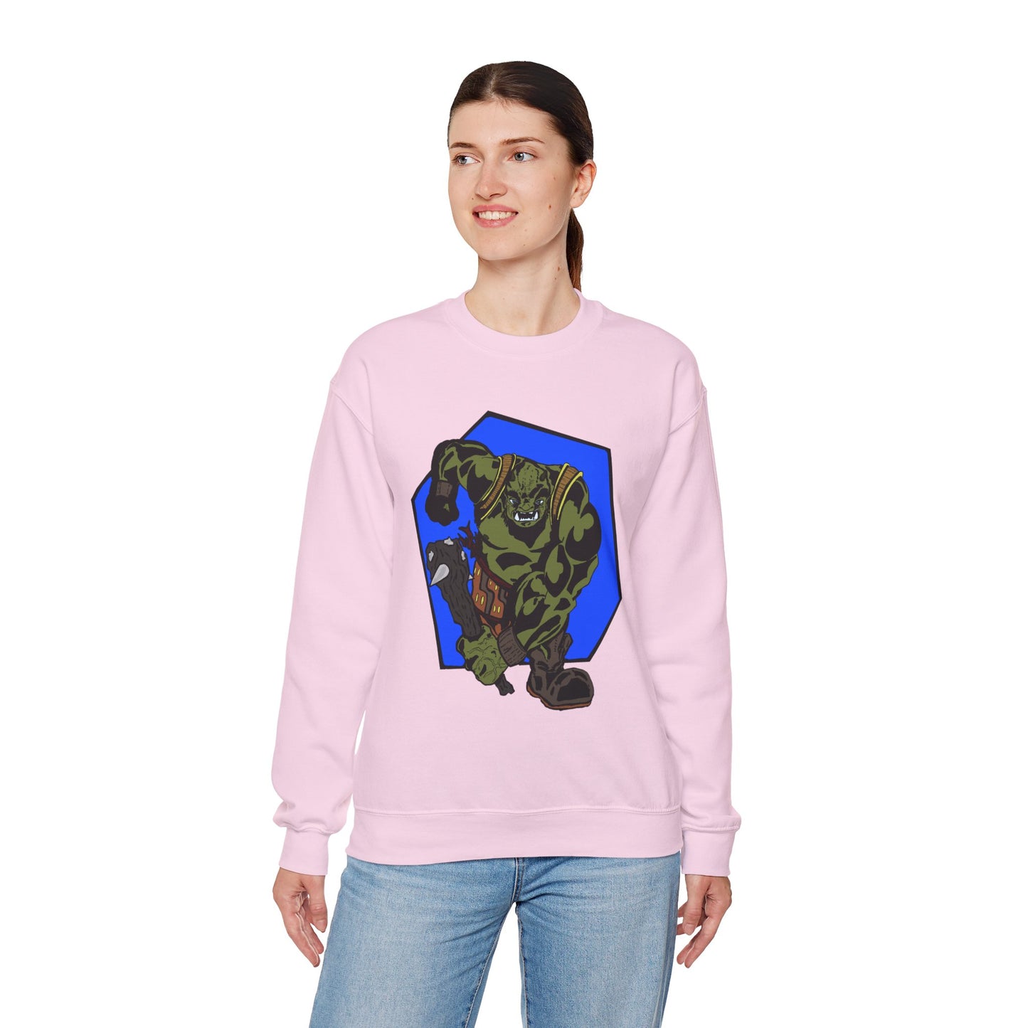 Rampaging Ogre Crewneck Sweatshirt for Marvel Fans