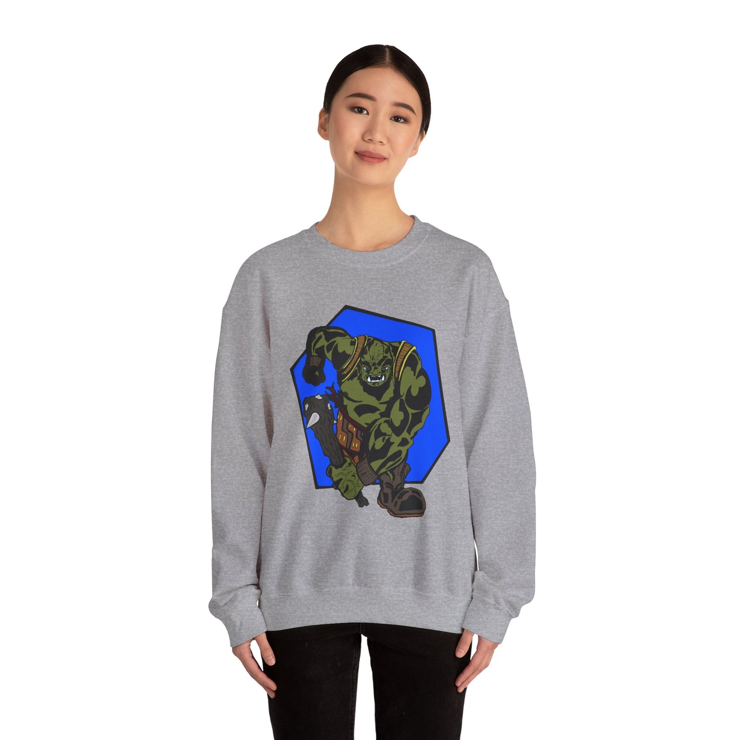 Rampaging Ogre Crewneck Sweatshirt for Marvel Fans