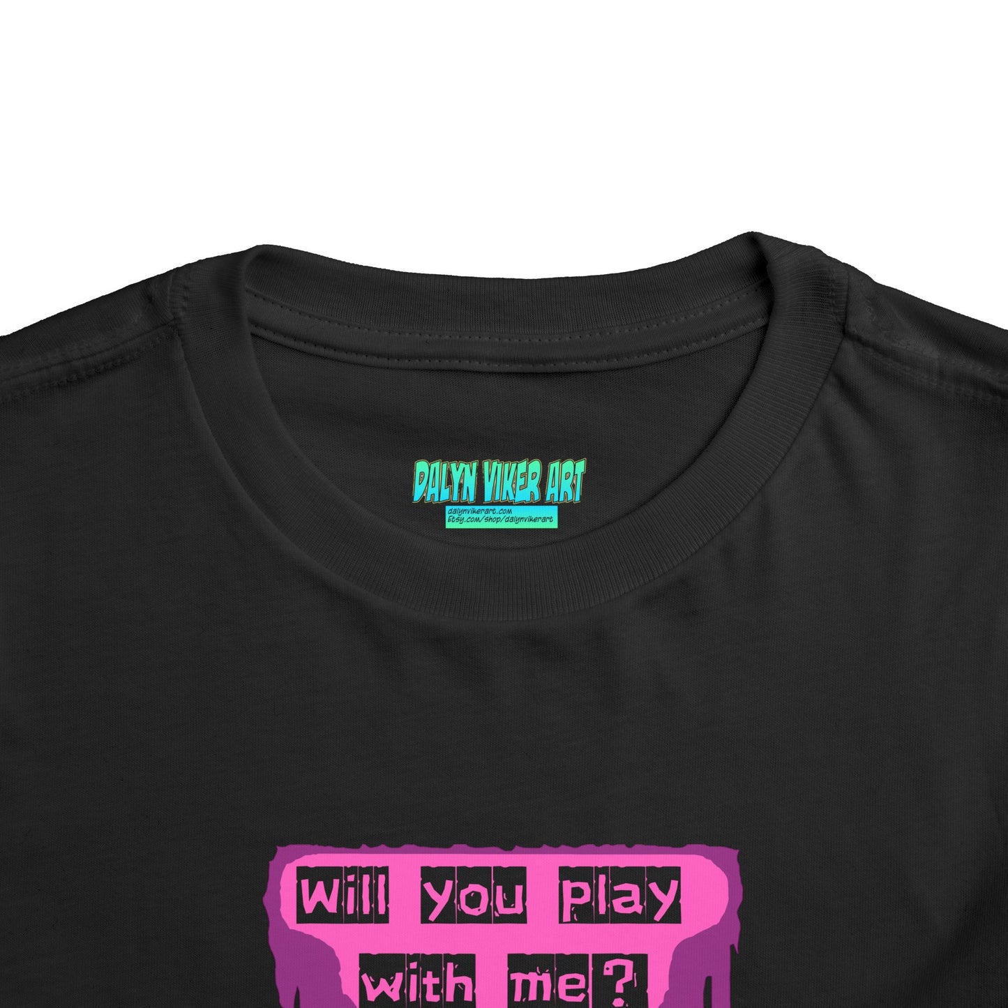 Toddler Tee - Evil Doll - Will You Play With Me