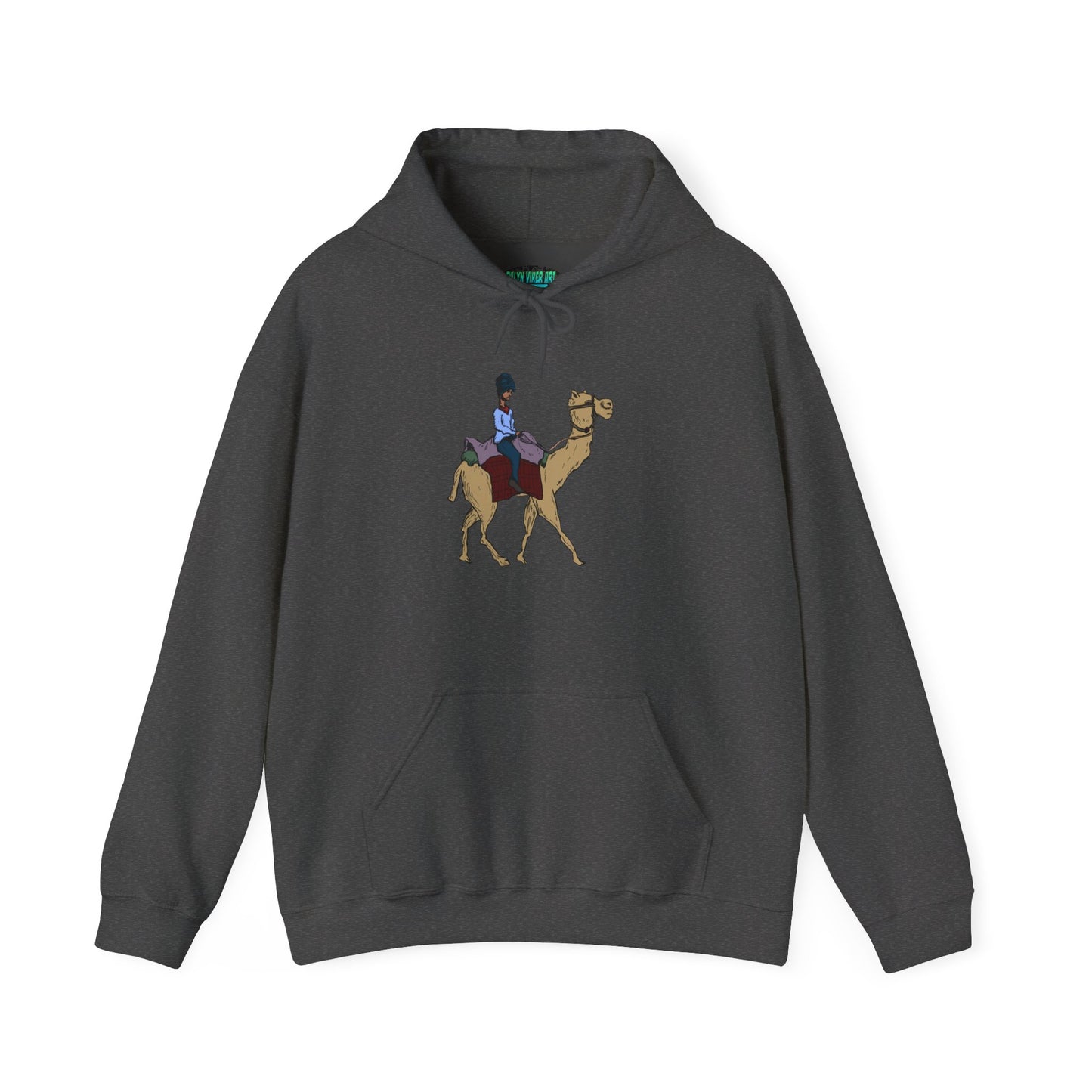 Camel Ride Hoodie, Cozy Unisex Pullover Sweatshirt, Fun Animal Lover Gift, Perfect for Travel & Adventure Enthusiasts