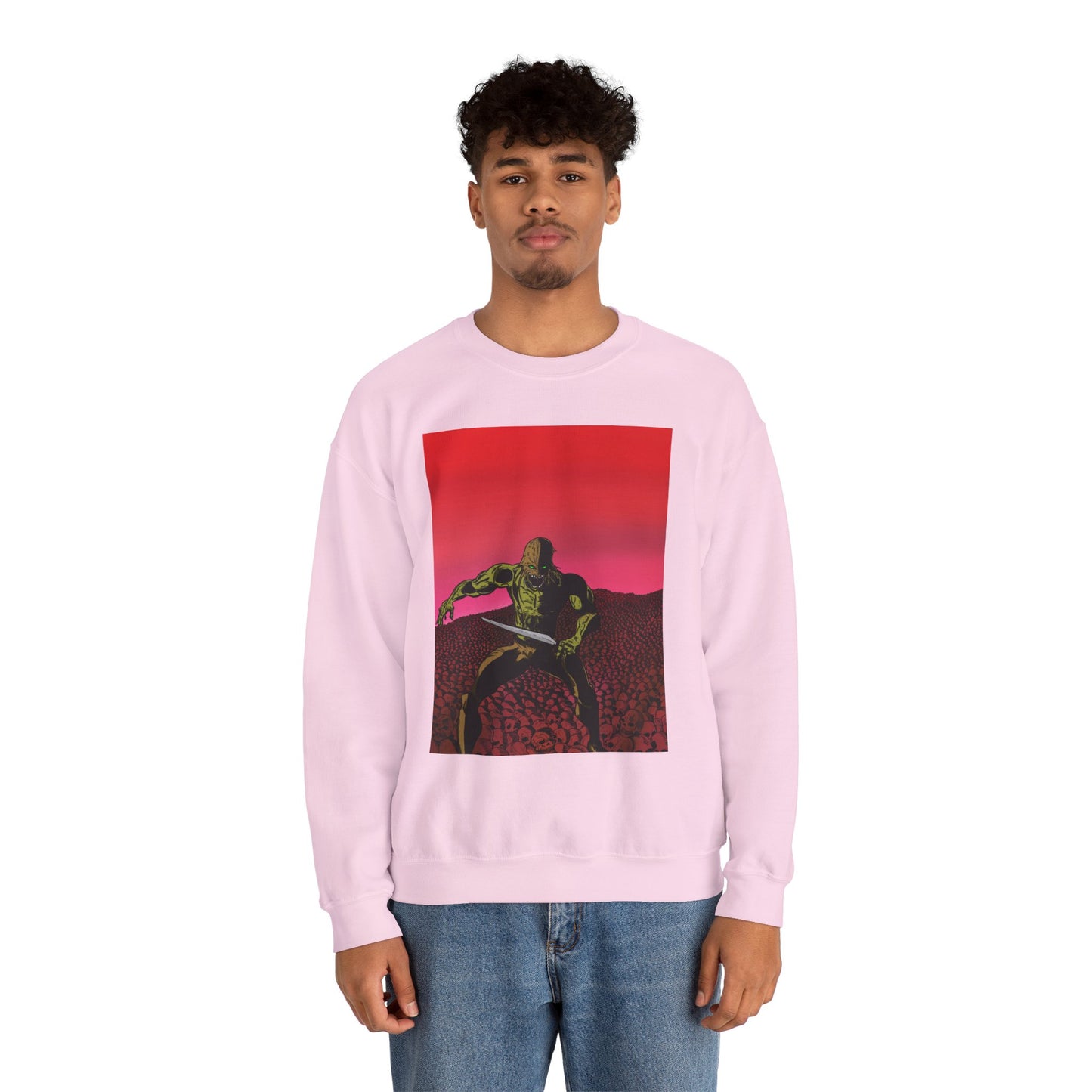 Retro Skull Master Graphic Unisex Crewneck Sweatshirt