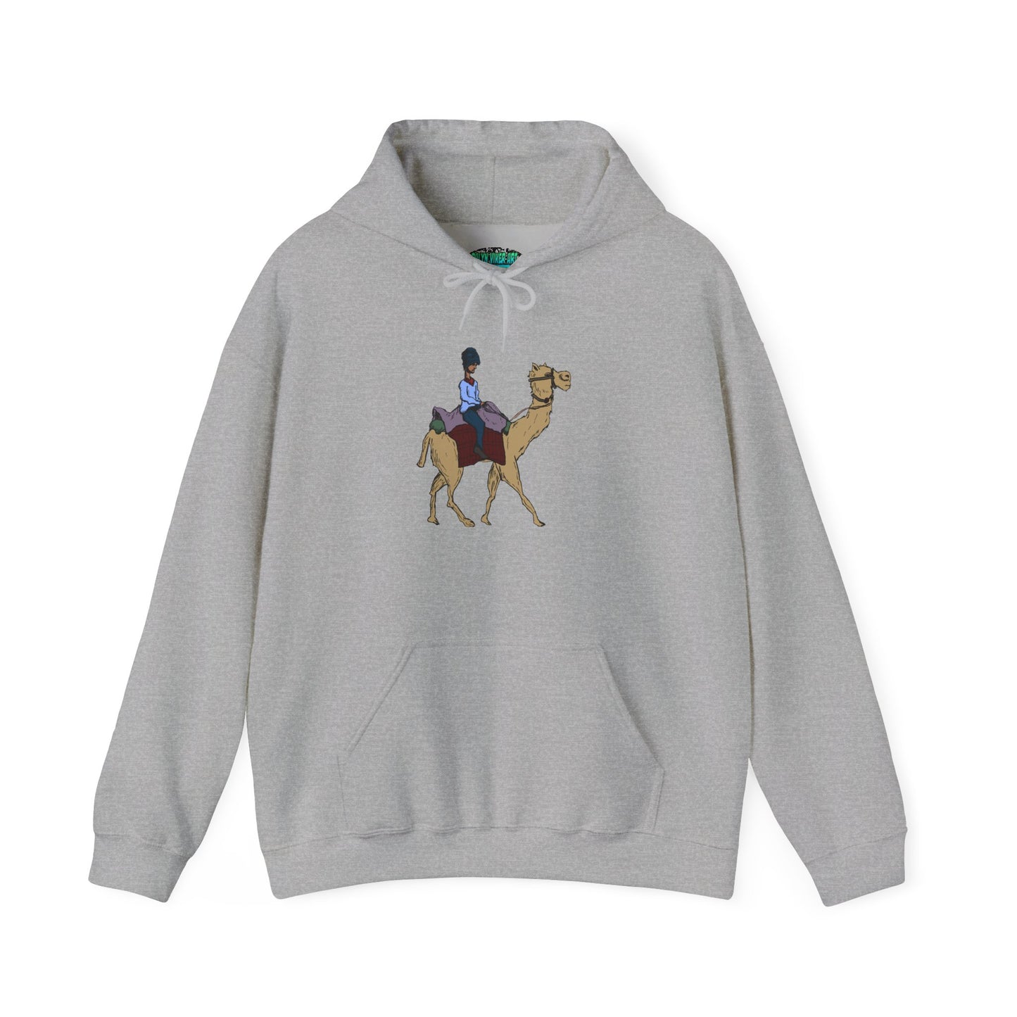 Camel Ride Hoodie, Cozy Unisex Pullover Sweatshirt, Fun Animal Lover Gift, Perfect for Travel & Adventure Enthusiasts