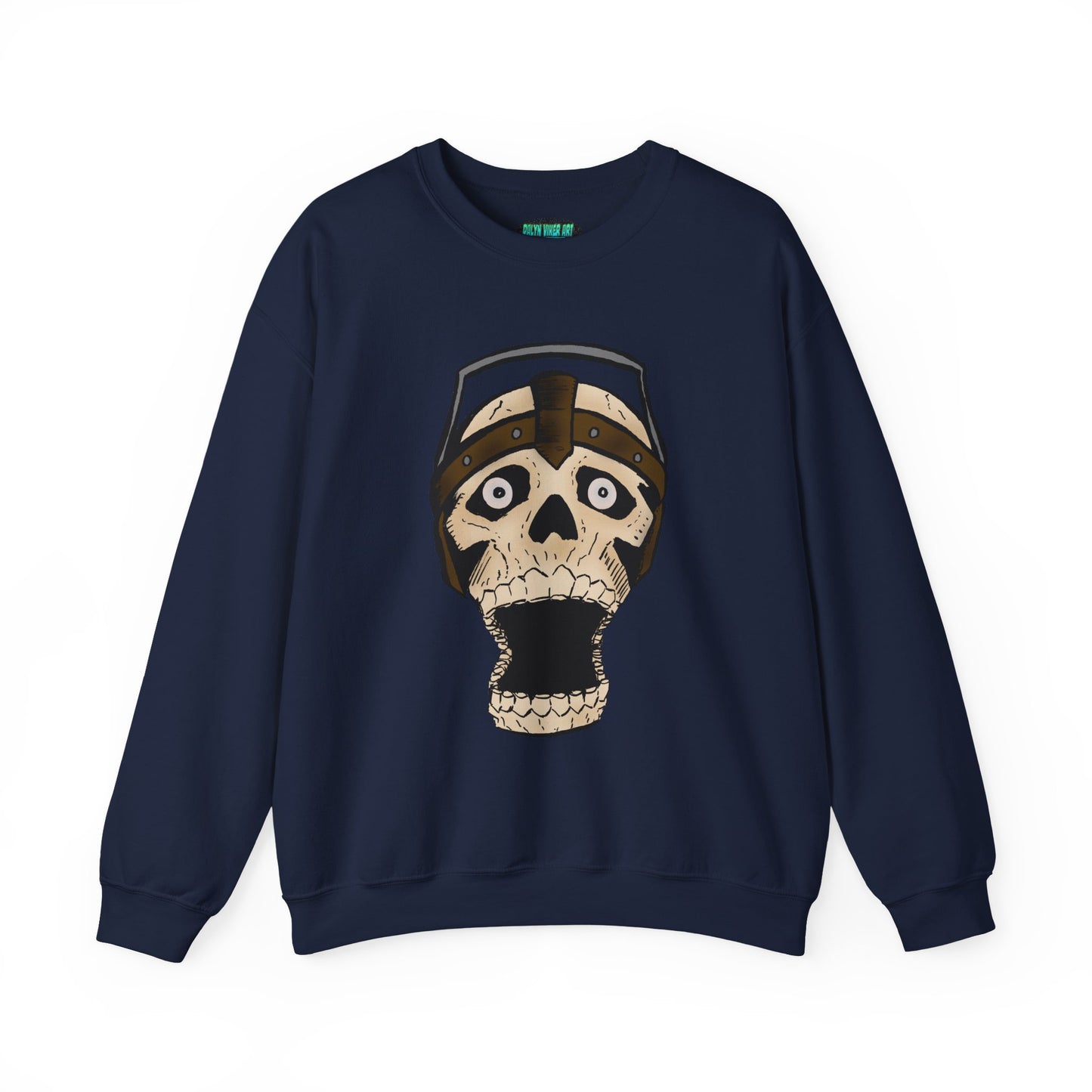 Screaming Skull Graphic Crewneck Sweatshirt - Unisex Heavy Blend™