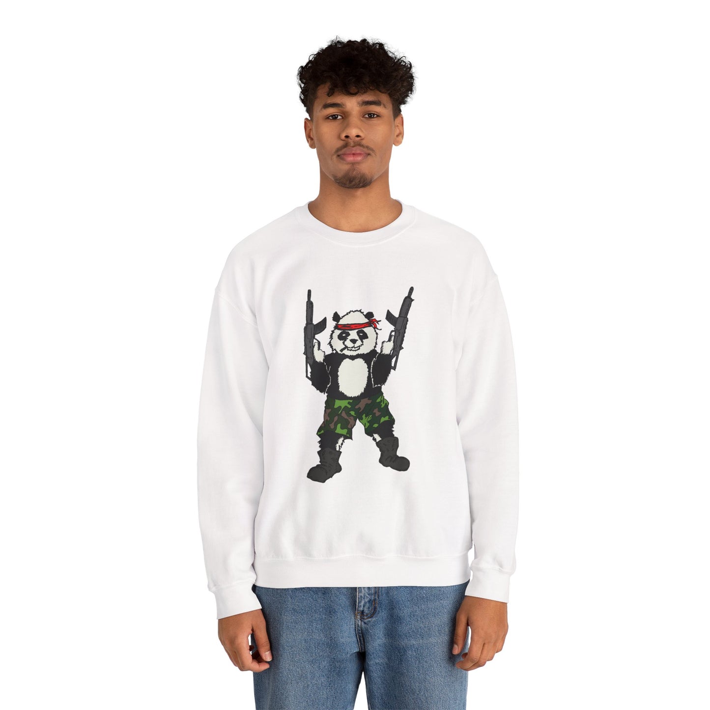 Panda Guns Crewneck Sweatshirt