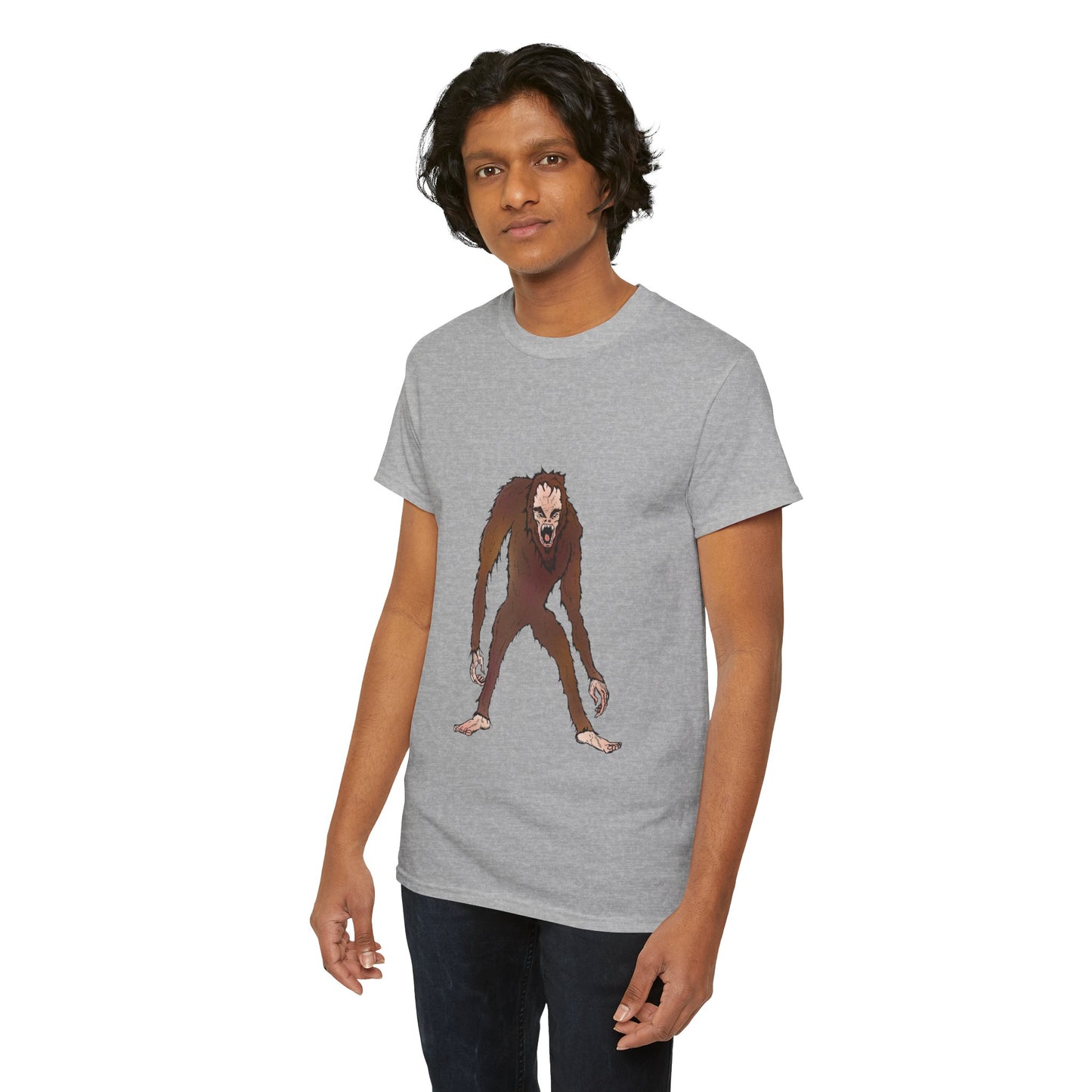 Bigfoot Sketch T‑Shirt — Retro Sasquatch Graphic Tee