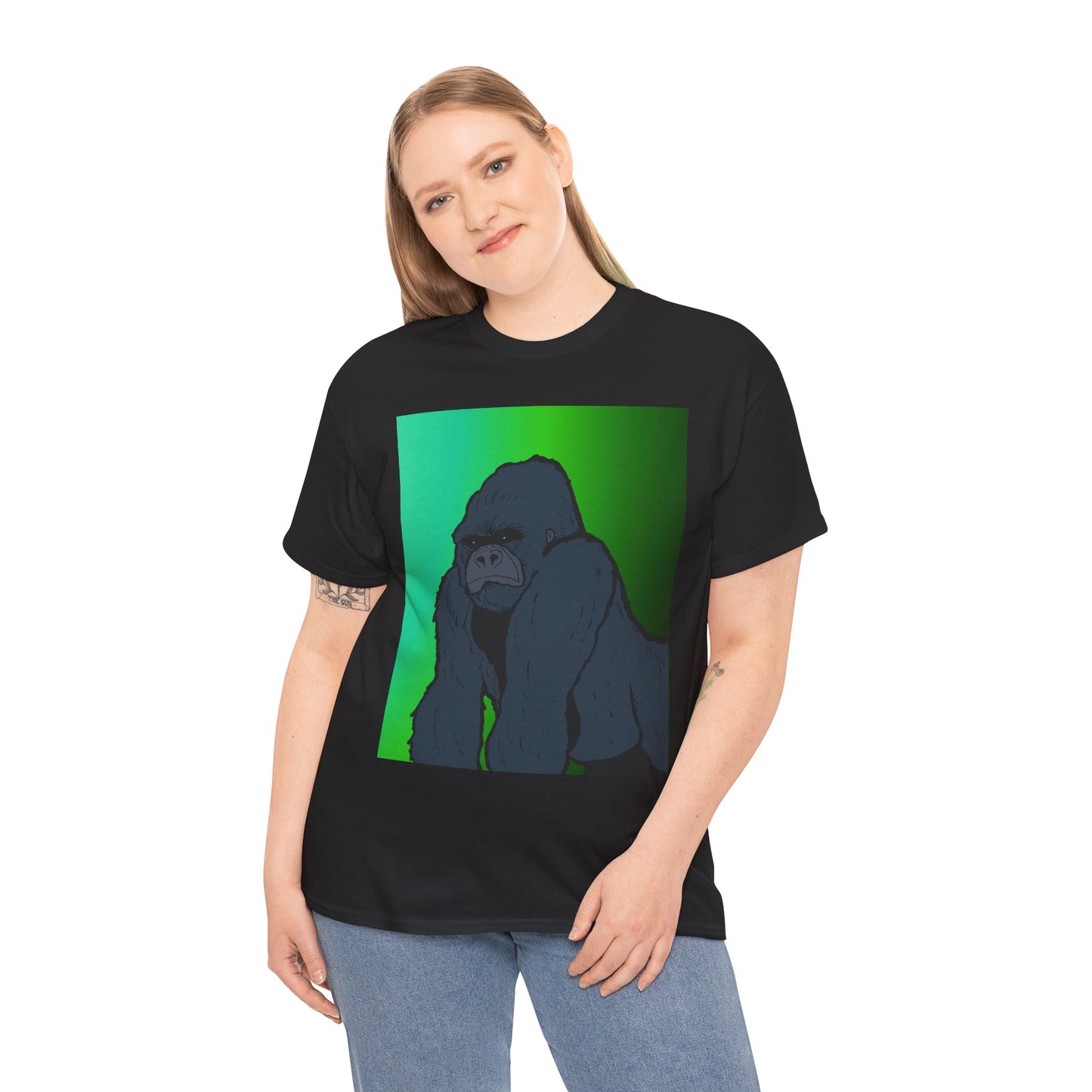 Gorilla Portrait Tee – Graphic Ape Illustration T-Shirt