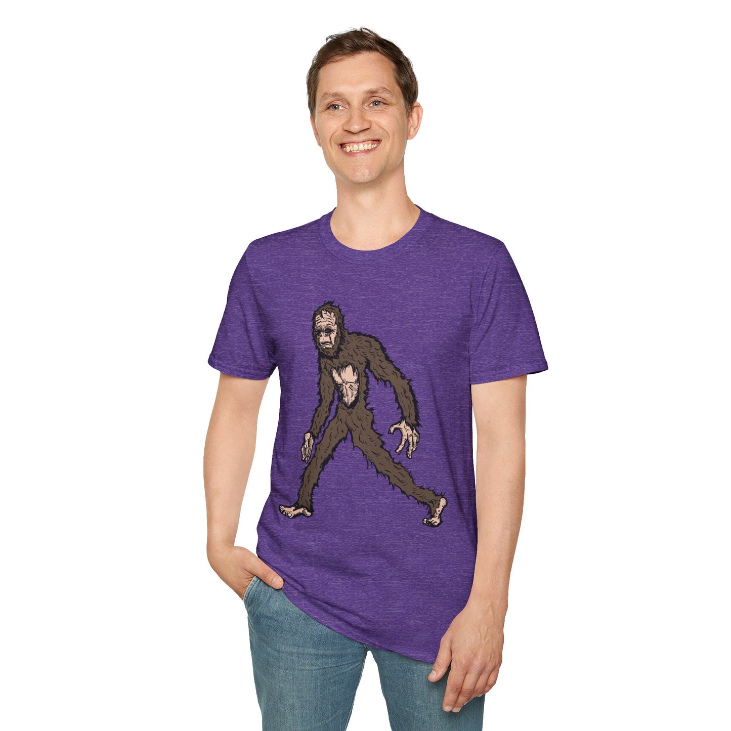 Bigfoot Stroll Unisex Softstyle T-Shirt