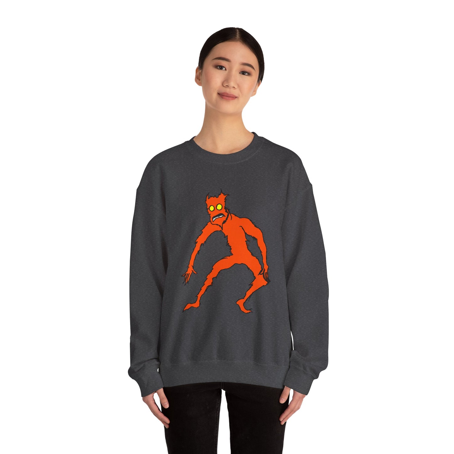 Spooky Monster Crewneck Sweatshirt