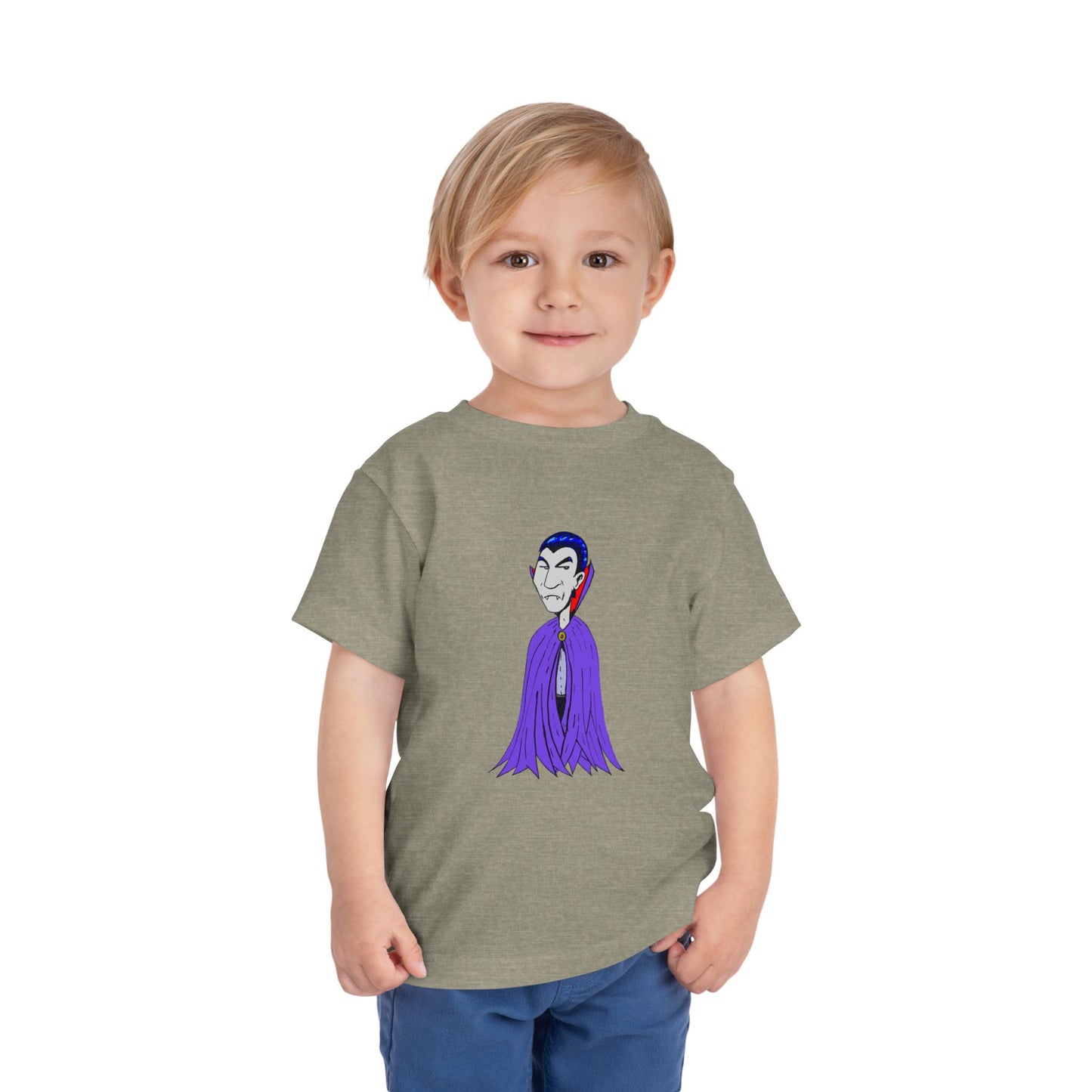 Toddler Tee — Cute Cartoon Vampire Graphic Shirt for Kids