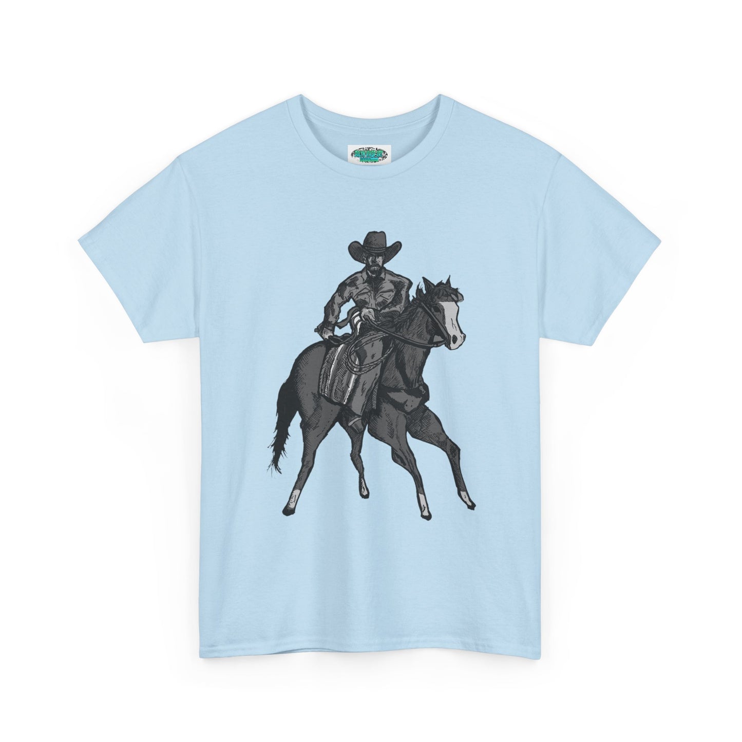 Cowboy on Horseback T‑Shirt — Vintage Western Rodeo Tee