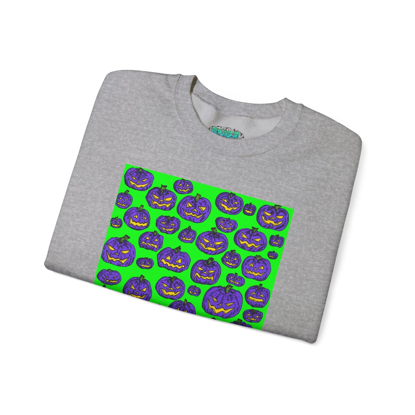 Halloween Pumpkin Crewneck Sweatshirt