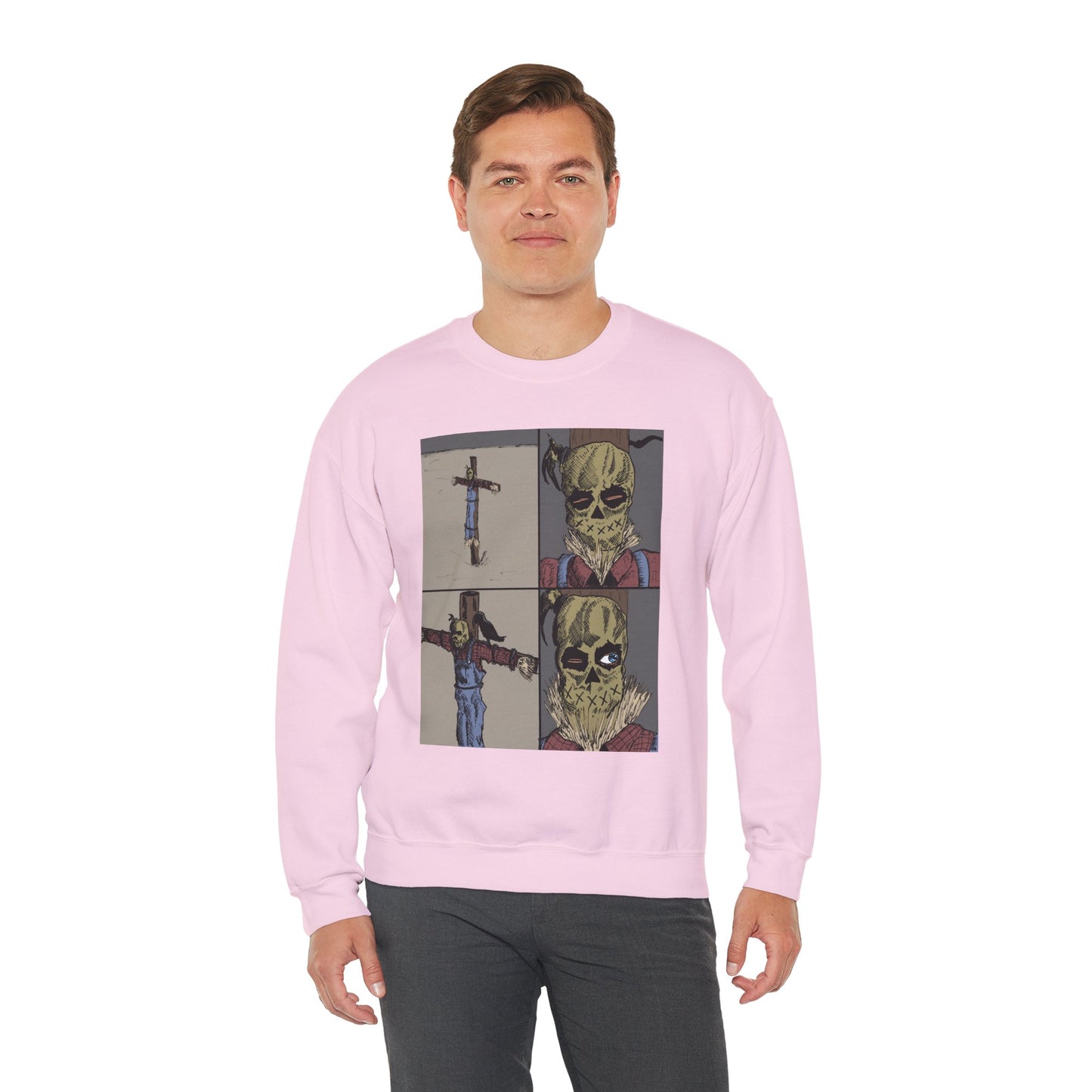 Scarecrow Graphic Crewneck Sweatshirt
