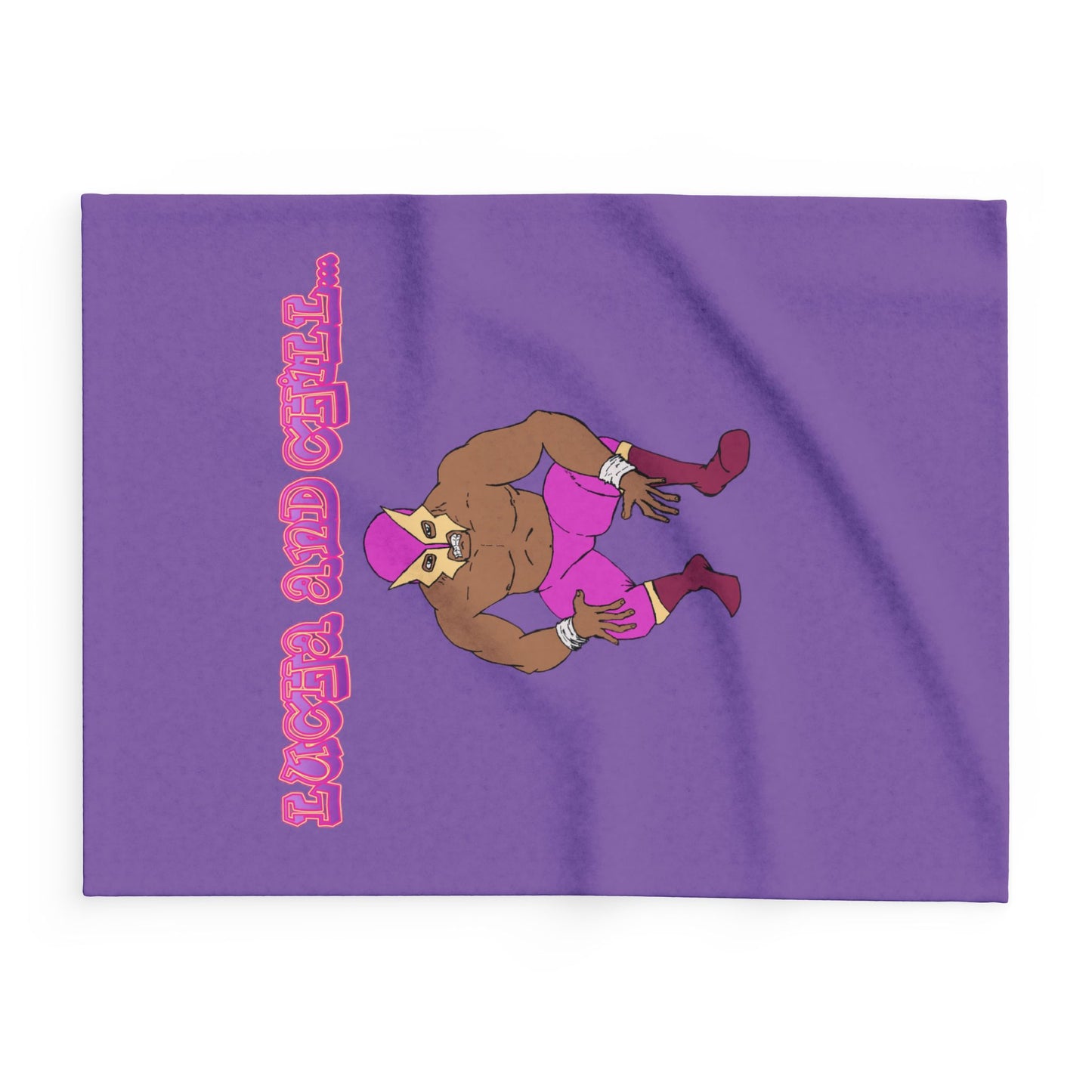 Lucha and Chill Arctic Fleece Blanket