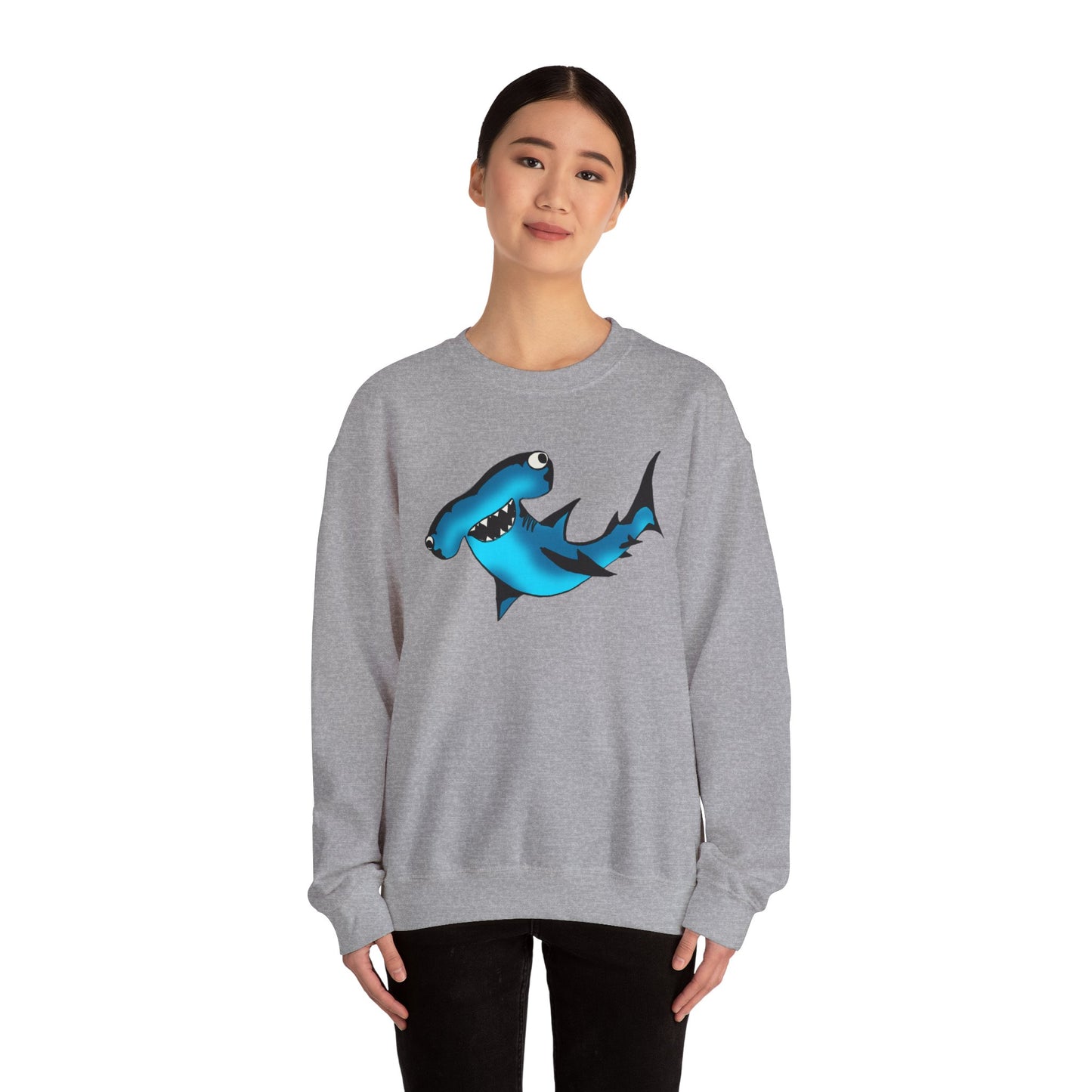 Harley Hammerhead Cute Shark Graphic Unisex Sweatshirt