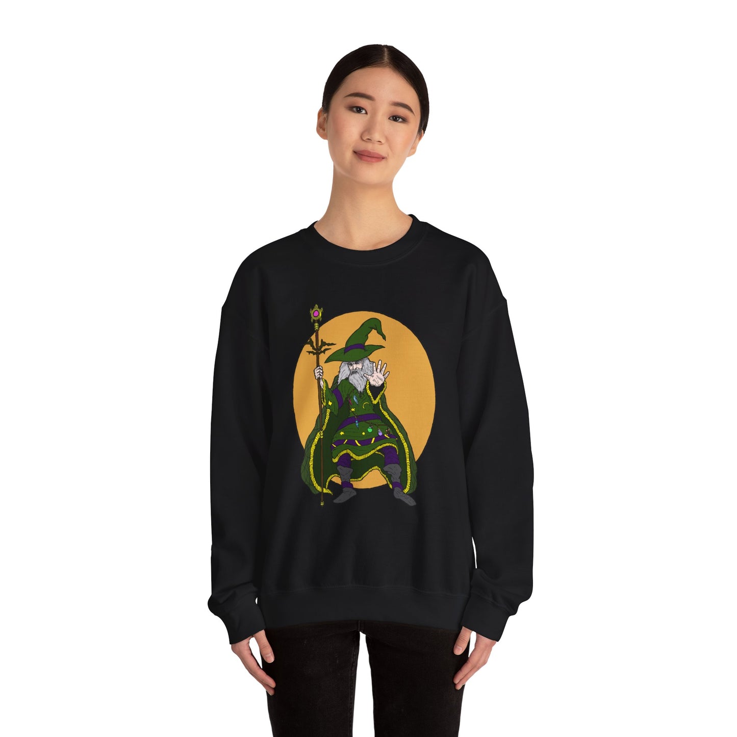 Wizard-Themed Unisex Crewneck Sweatshirt