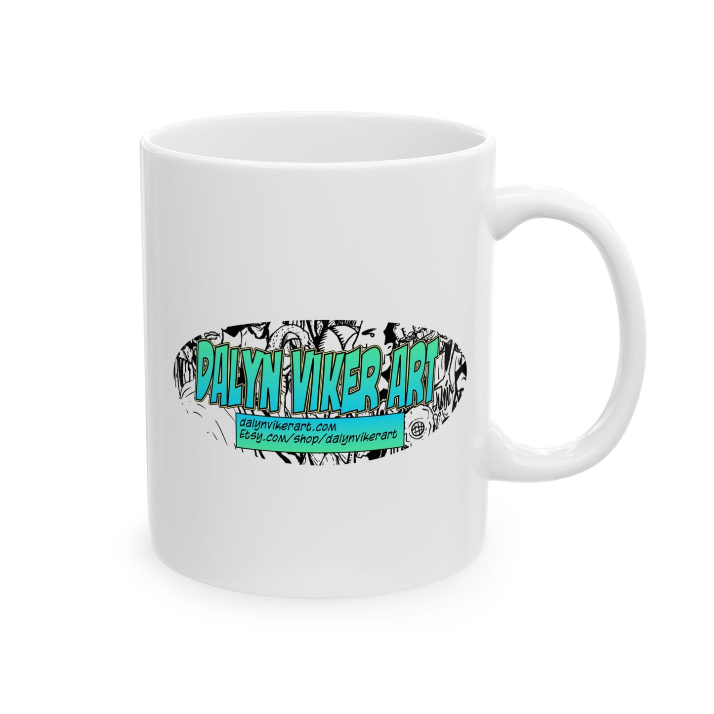 Dalyn Viker Art Colorful Ceramic Coffee Mug