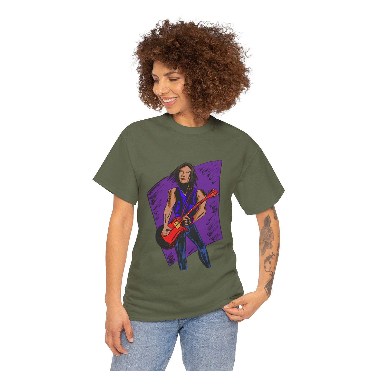 Rockstar Graphic Tee, Music Lover Shirt, Unisex Cotton T-Shirt, Gift for Musicians, Festival Outfit