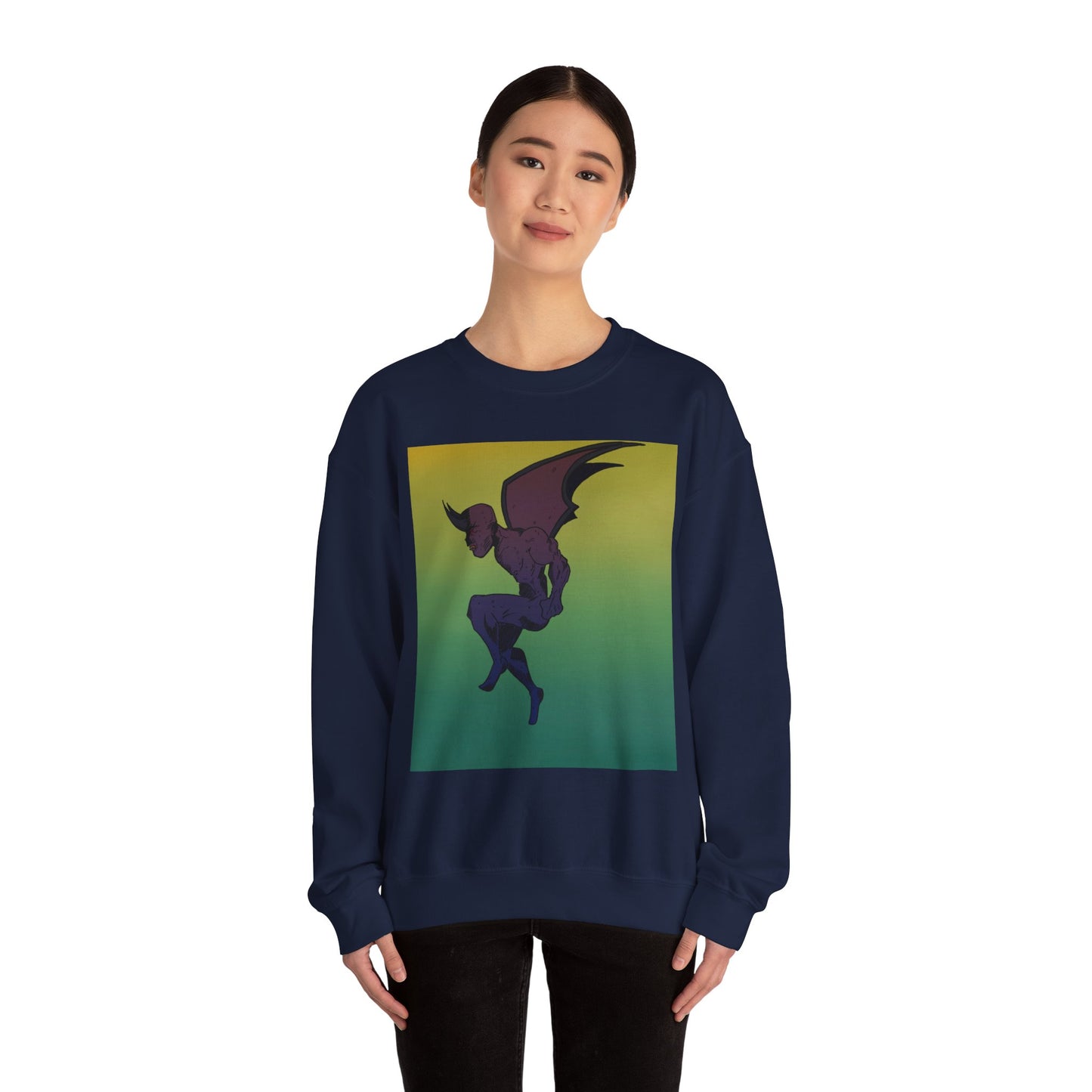 Gradient Demon Unisex Heavy Blend™ Crewneck Sweatshirt