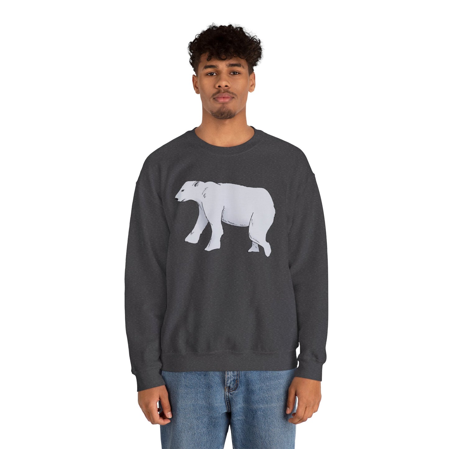 Cozy Polar Bear Crewneck Sweatshirt