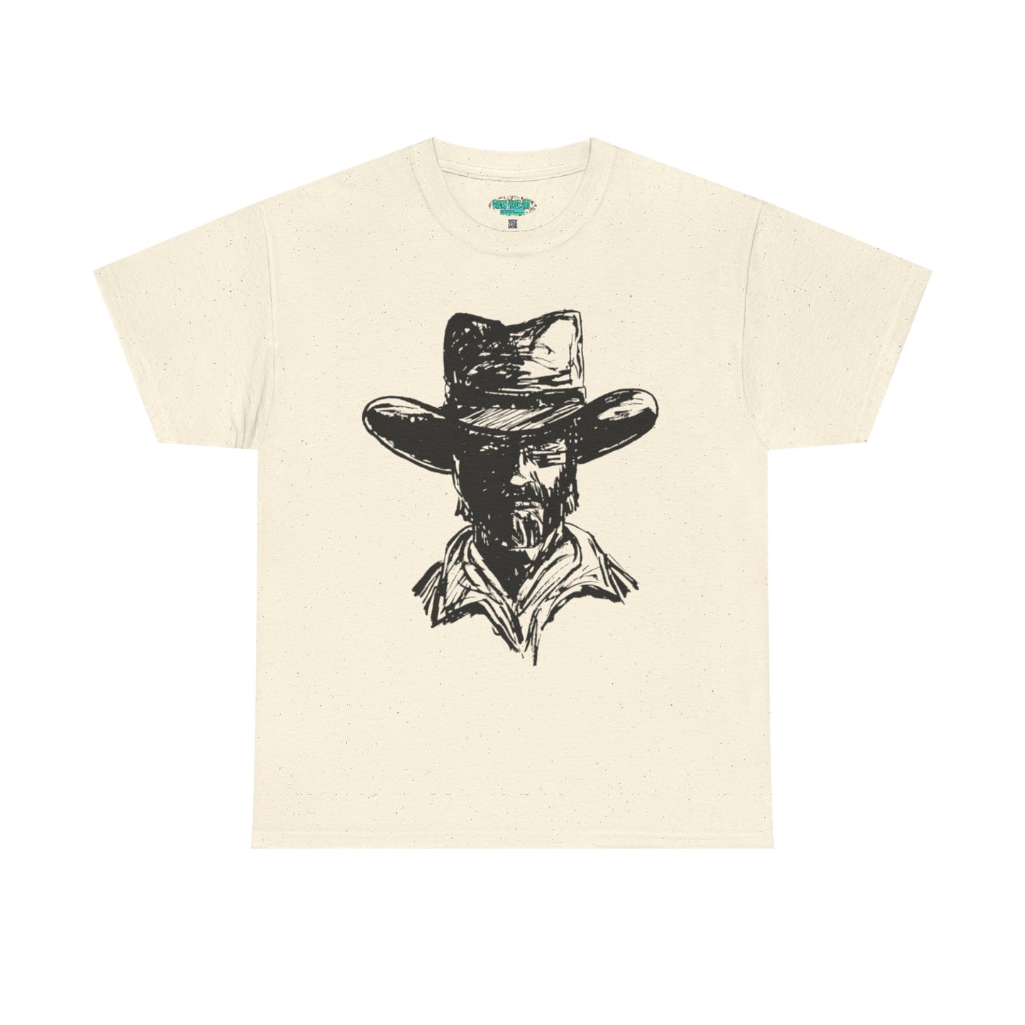 Rustic Cowboy Graphic Unisex Heavy Cotton Tee