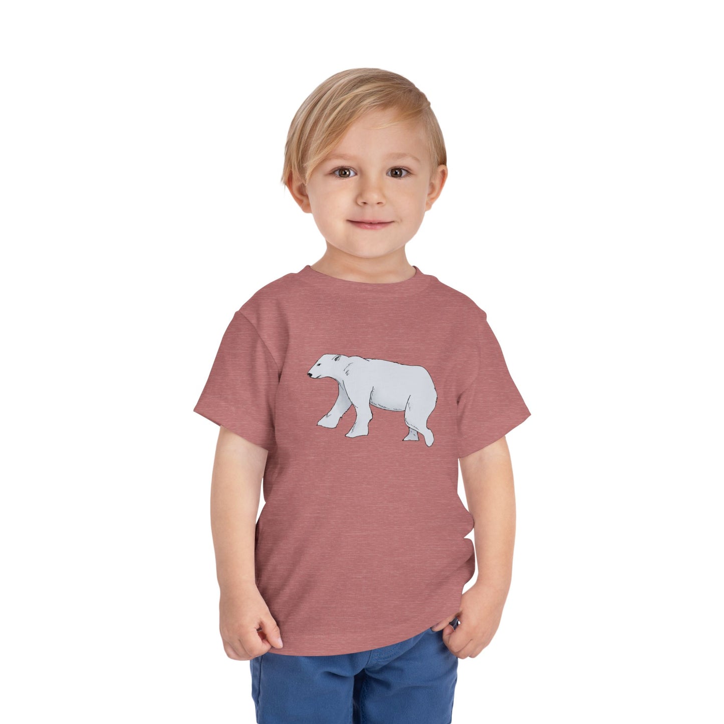 Polar Bear Toddler Tee — Cute Arctic Animal Shirt for Kids