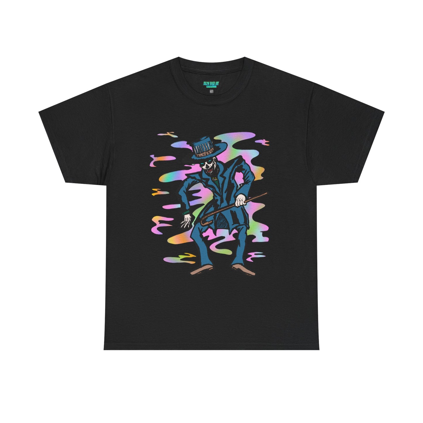 Voodoo Maniac Colorful Cartoon Magician Unisex Heavy Cotton Tee