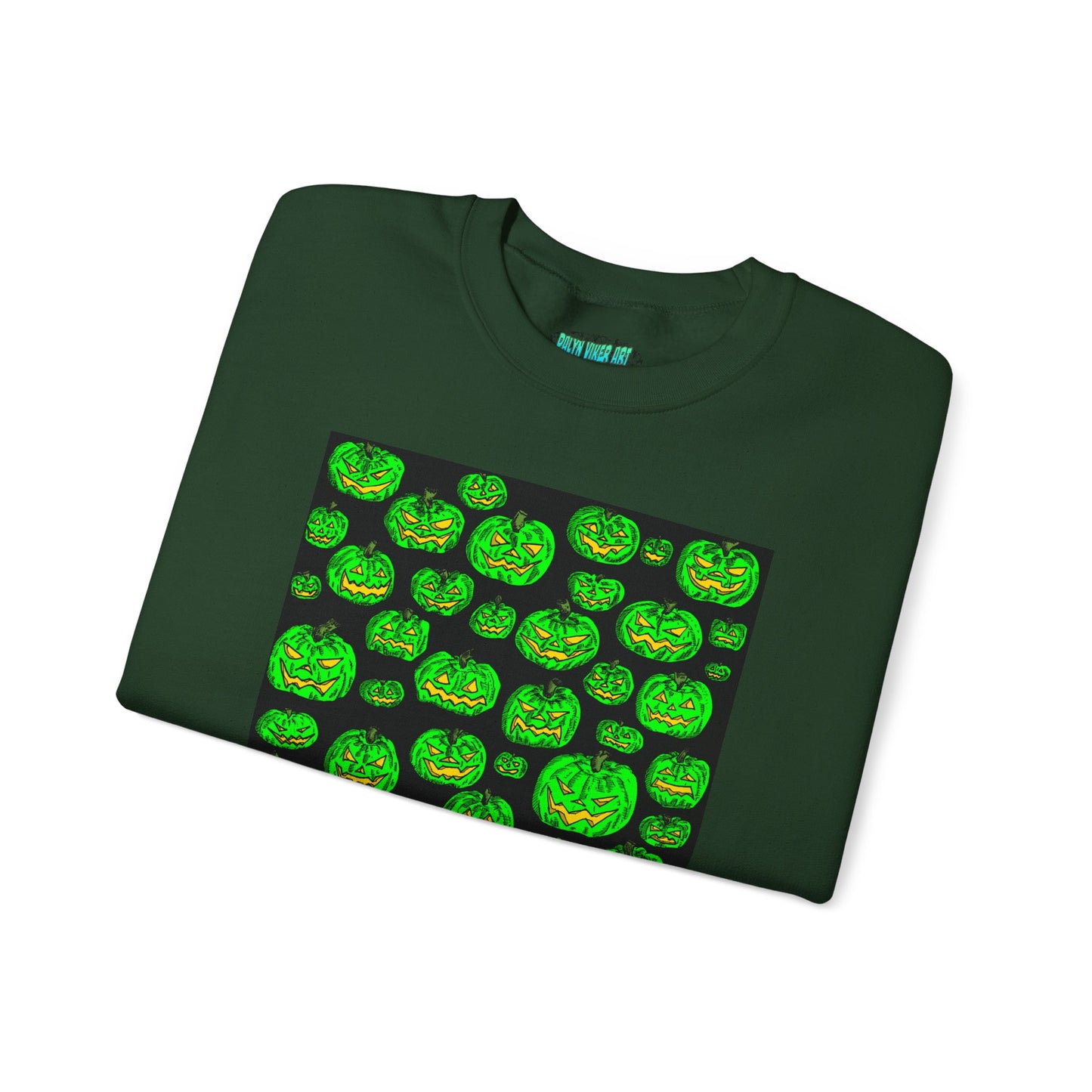 Halloween Pumpkin Crewneck Sweatshirt