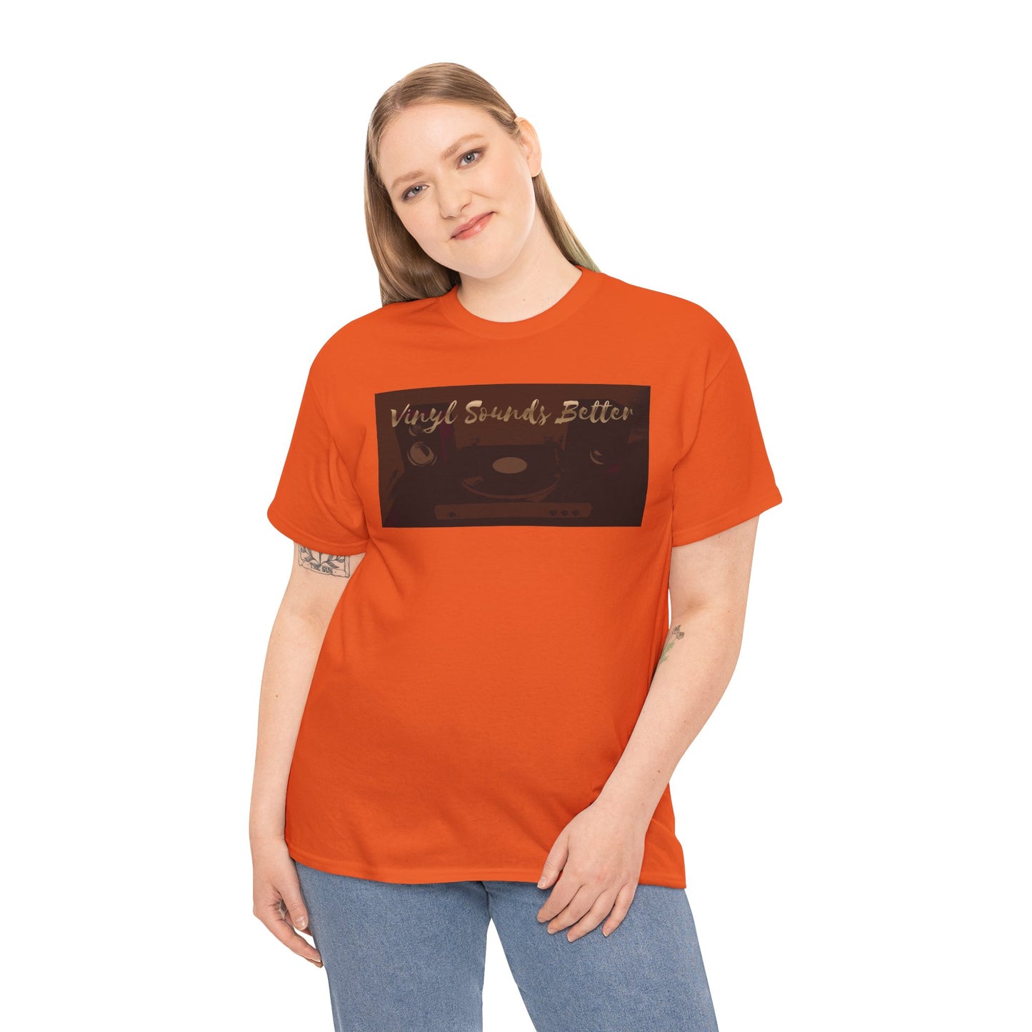 Vinyl Sounds Better T-Shirt — Retro Record Player Tee for Music Lovers