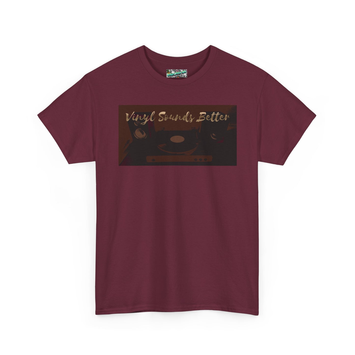 Vinyl Sounds Better T-Shirt — Retro Record Player Tee for Music Lovers