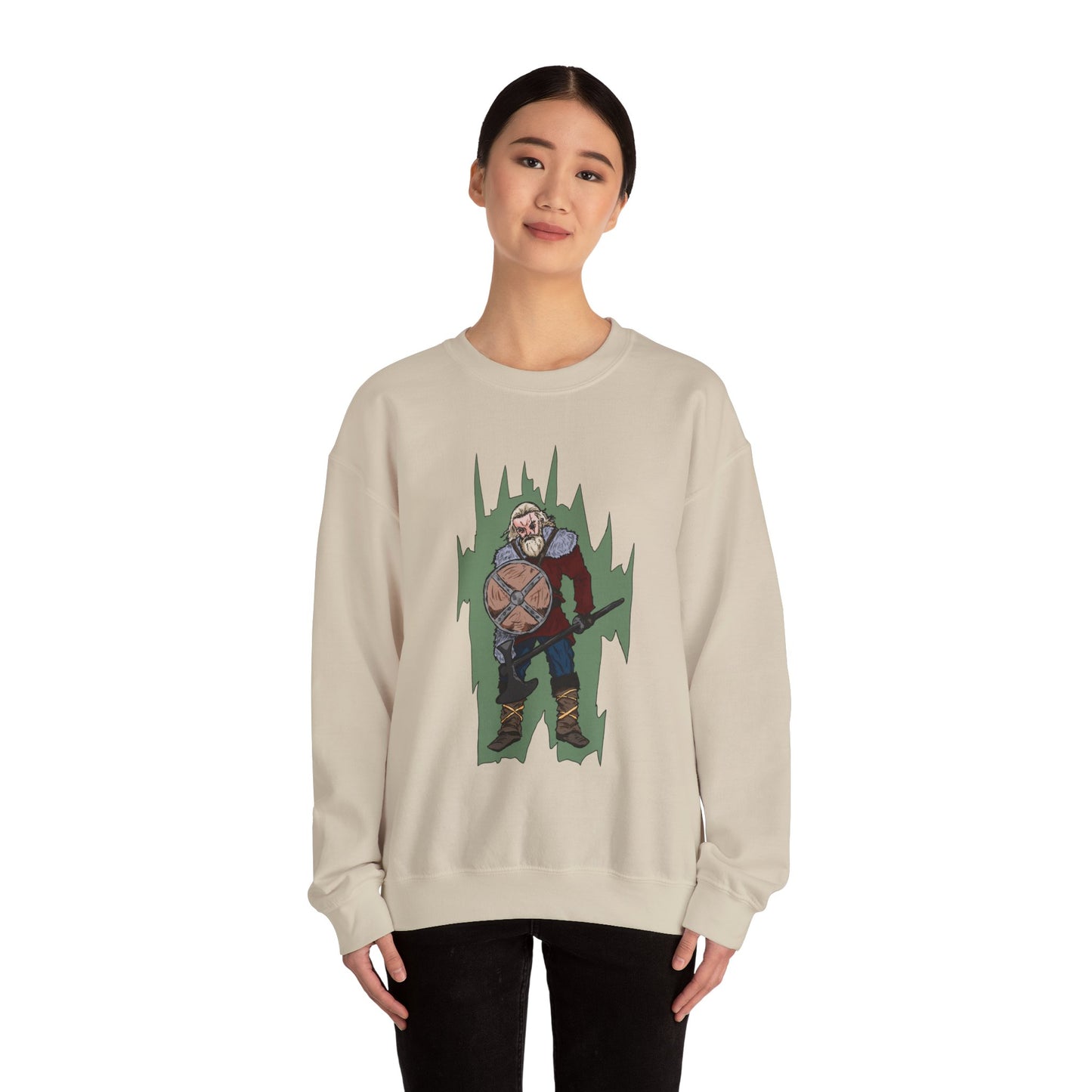 Viking Warrior Sweatshirt - Unisex Heavy Blend Crewneck