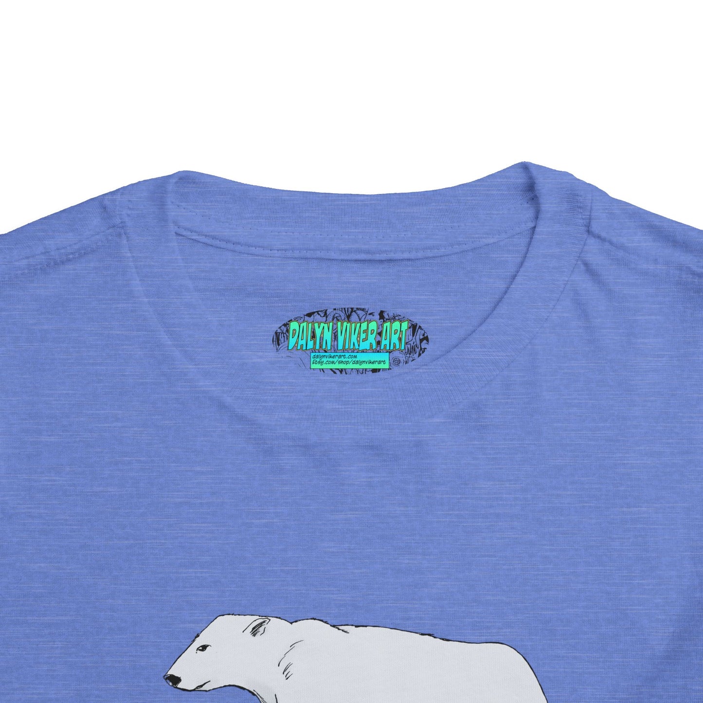 Polar Bear Toddler Tee — Cute Arctic Animal Shirt for Kids